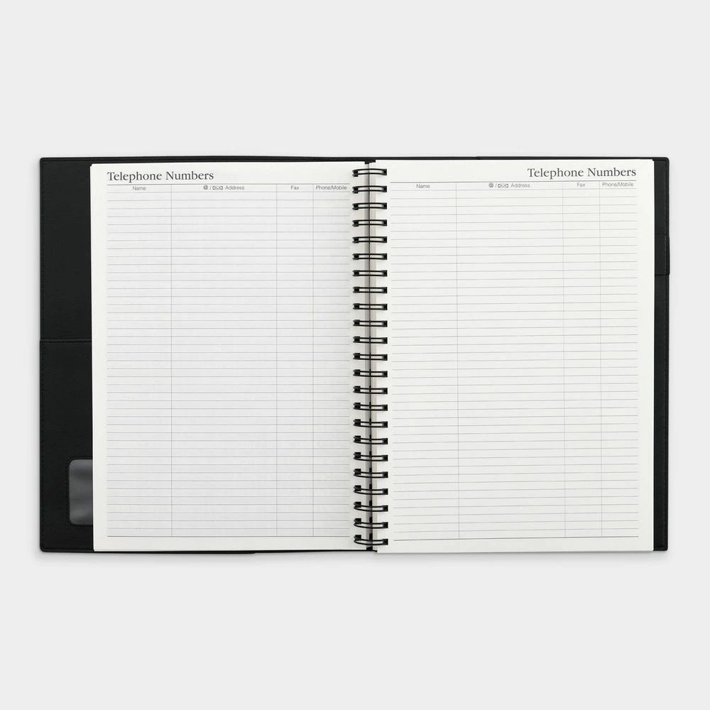 6 Collins A4 Day to Page  Undated Vanessa Diary Black, 6 of 9