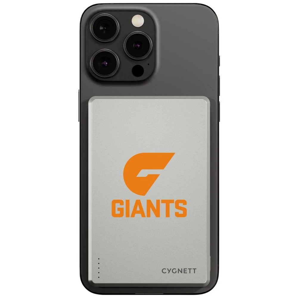 1 Cygnett 5000mAh Magslim Powerbank GWS Giants, 1 of 6