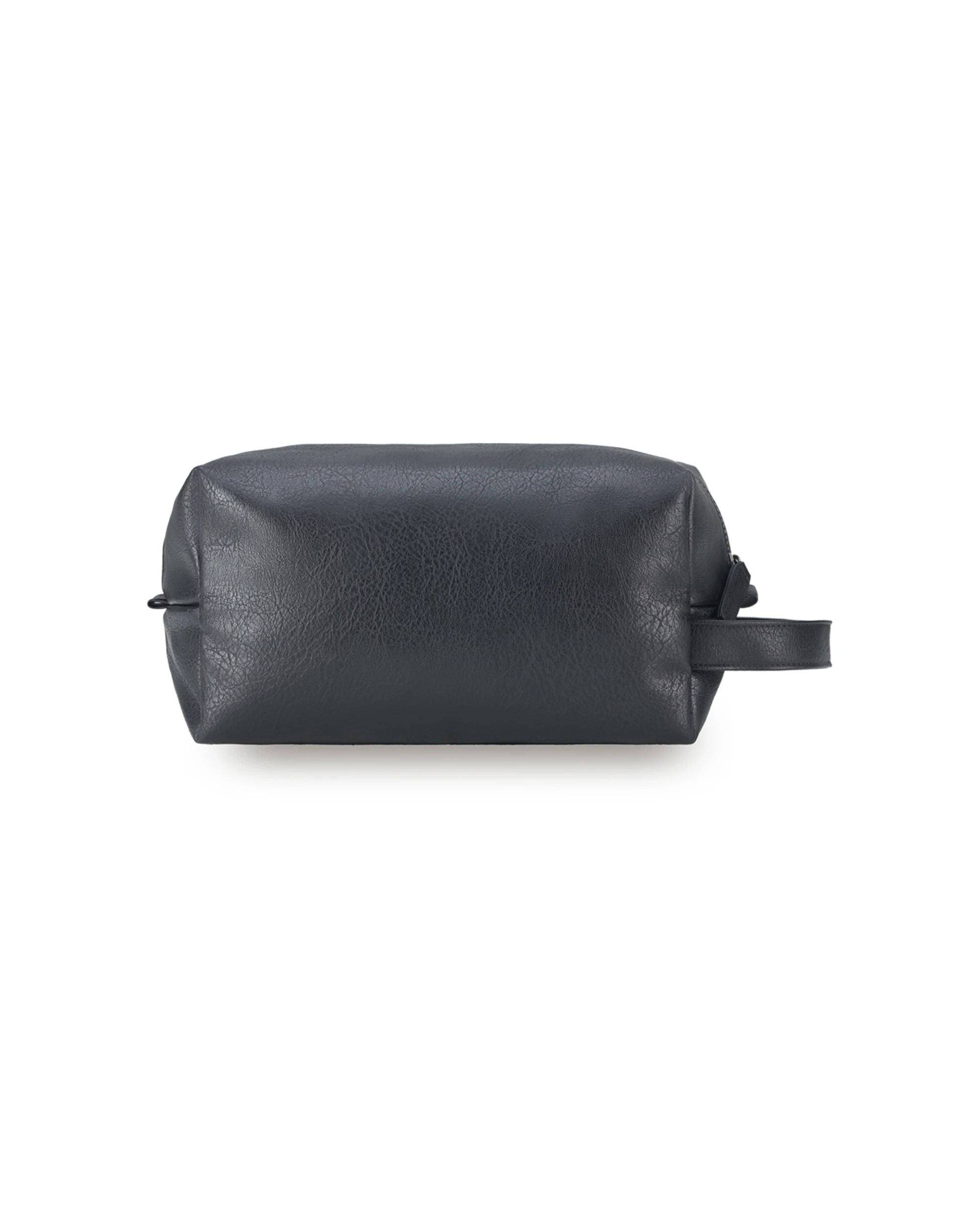 2 Tosca Vegan Leather Wetpack Travel Toiletries Bag Lightweight - Black, 2 of 2