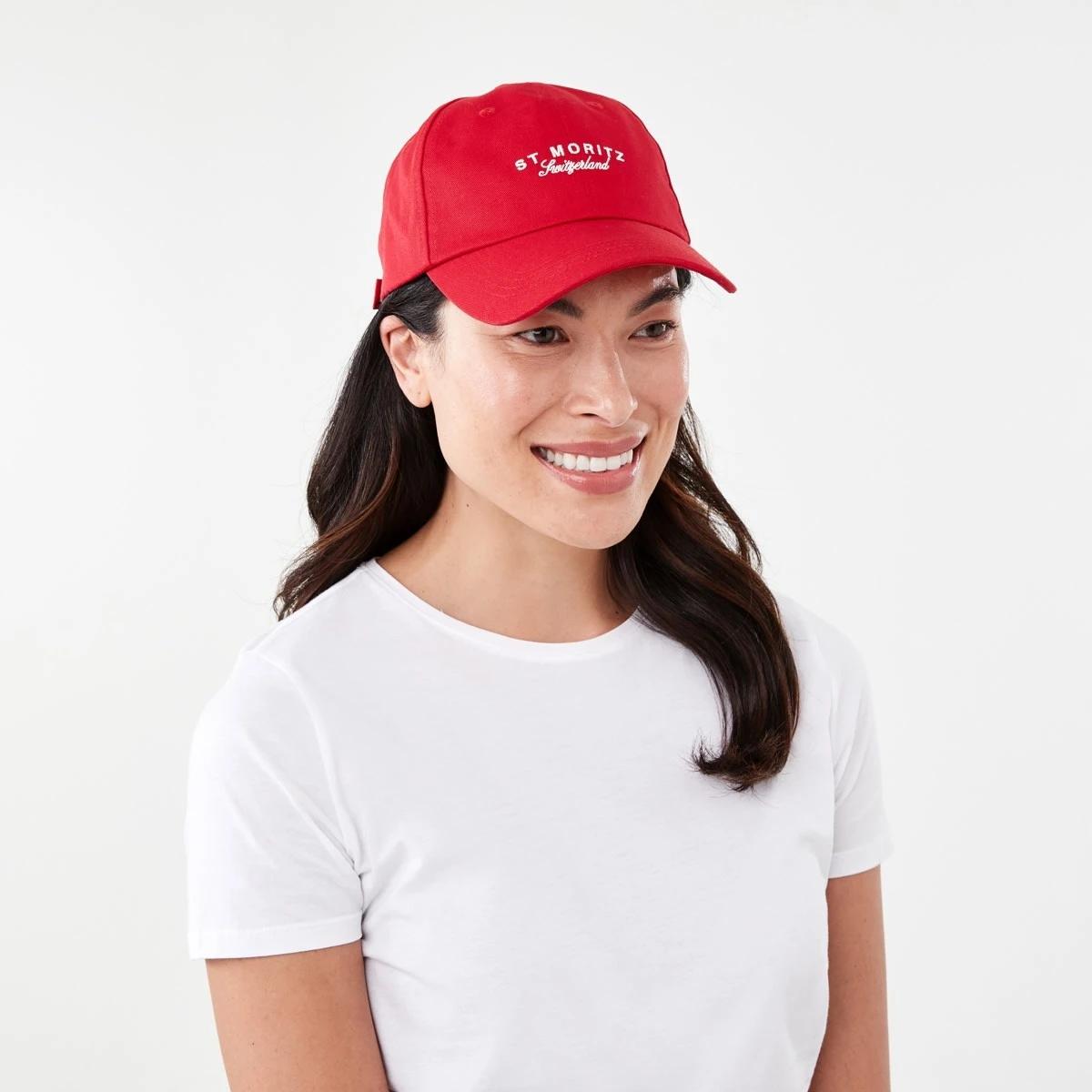 4 Slogan Cap ST MORITZ DEEP CHERRY, 4 of 4
