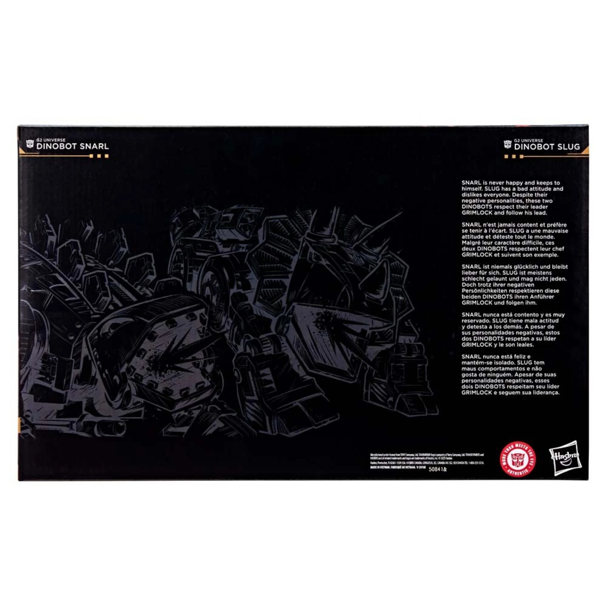 4 Transformers Age of the Primes G2 Universe Dinobot Slug and G2 Universe Dinobot Snarl Action Figure, 4 of 4