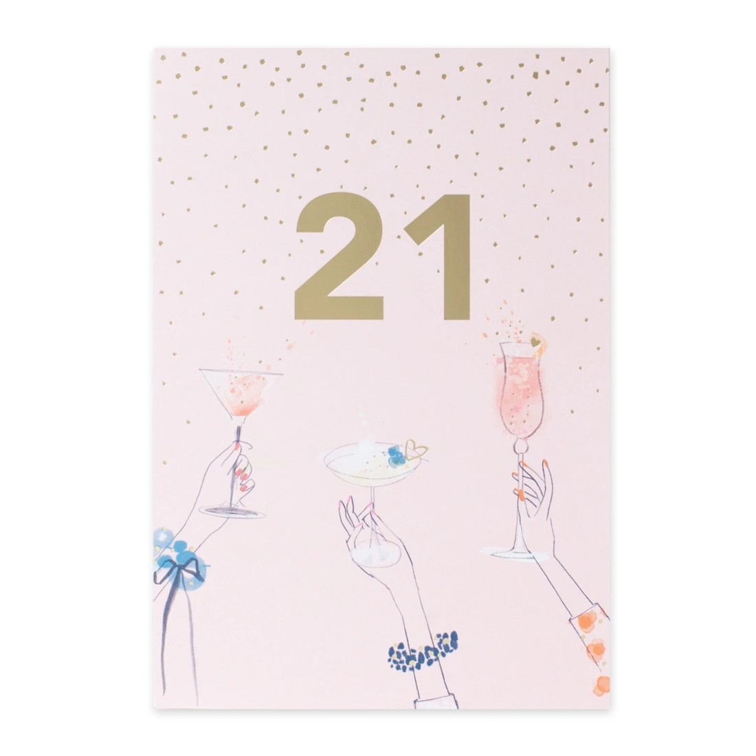 3 Connections from Hallmark 21st Birthday Card - Raise A Glass, 3 of 3