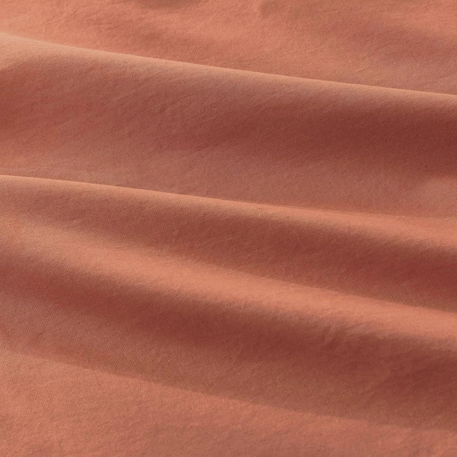 2 Gioia Casa Vintage Washed Cotton Quilt Cover Set Soft Breathable - Single Bed - Brick, 2 of 4