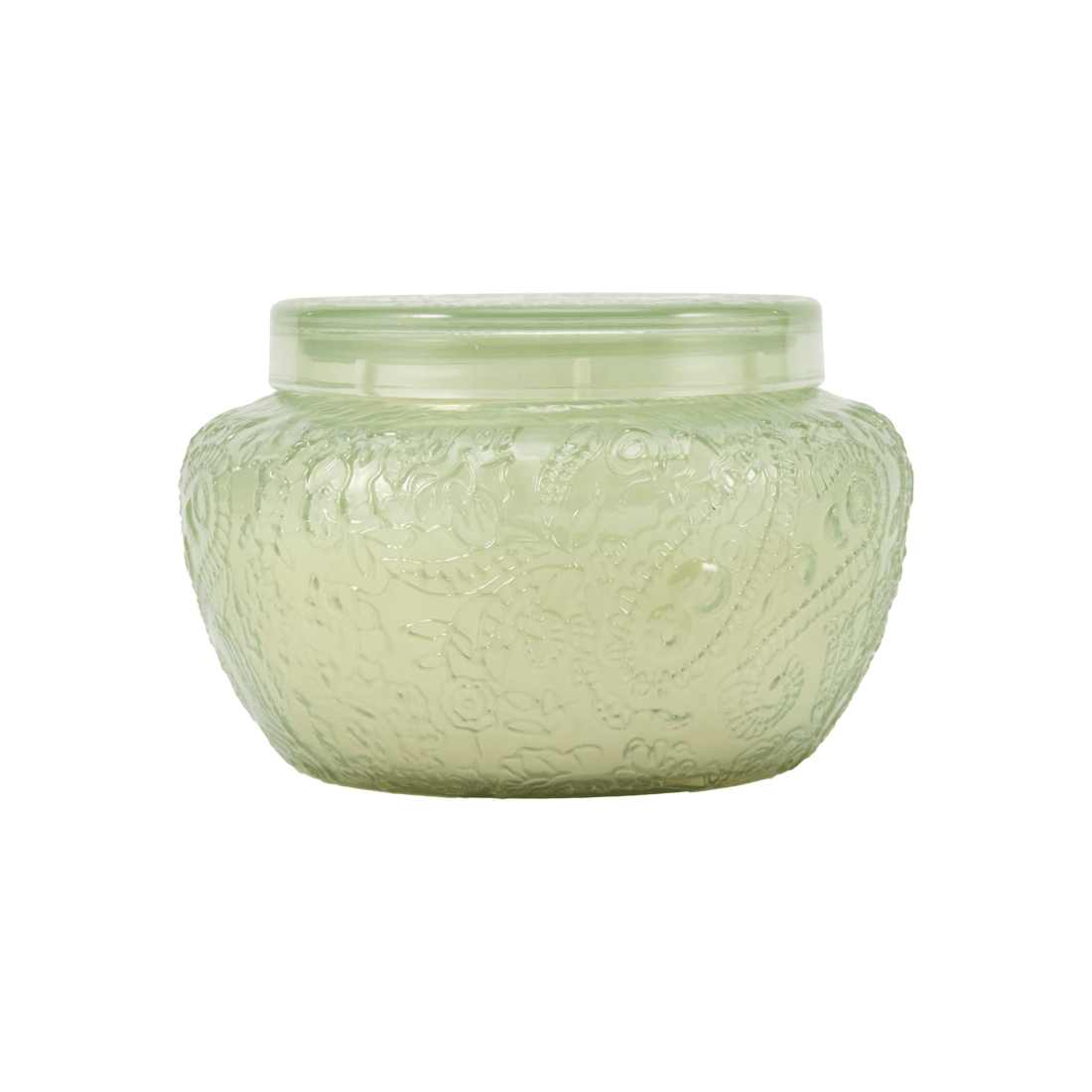 1 Green Embossed Candle, 1 of 6