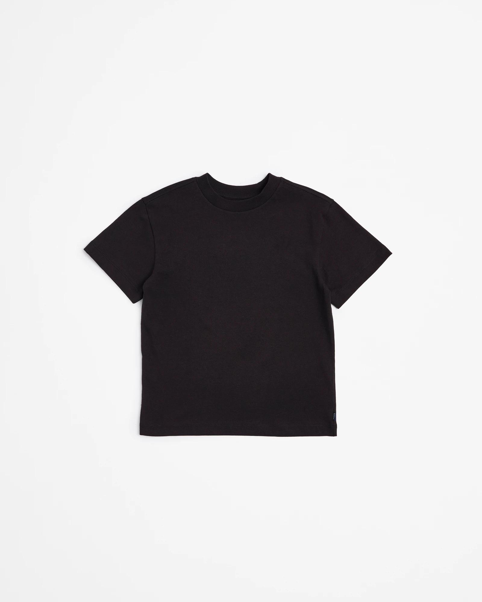 2 Target Australian Cotton Short Sleeve Heavyweight Top 2 Pack BLACK, 2 of 3