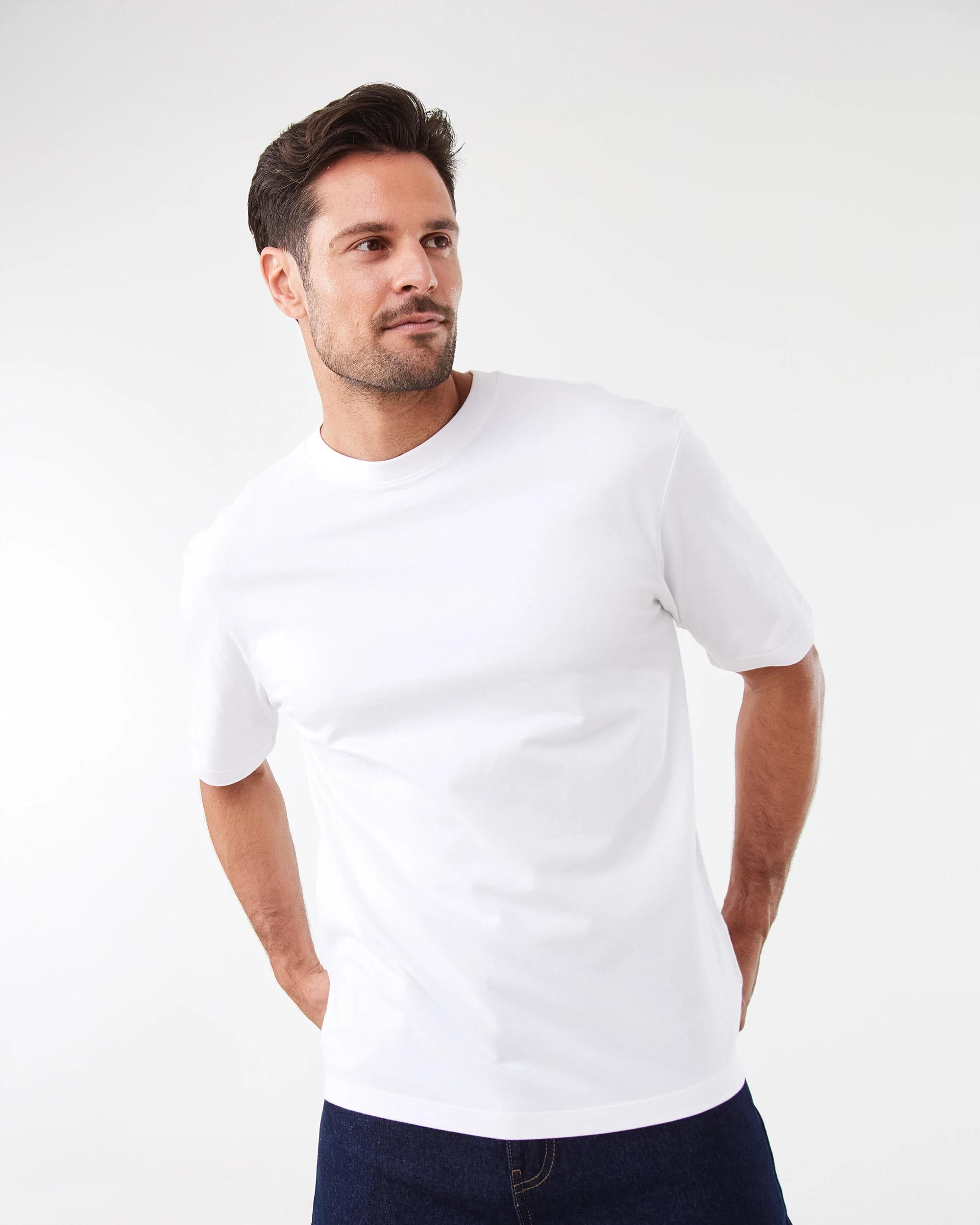 1 Oversized Heavyweight T-shirt WHITE, 1 of 6