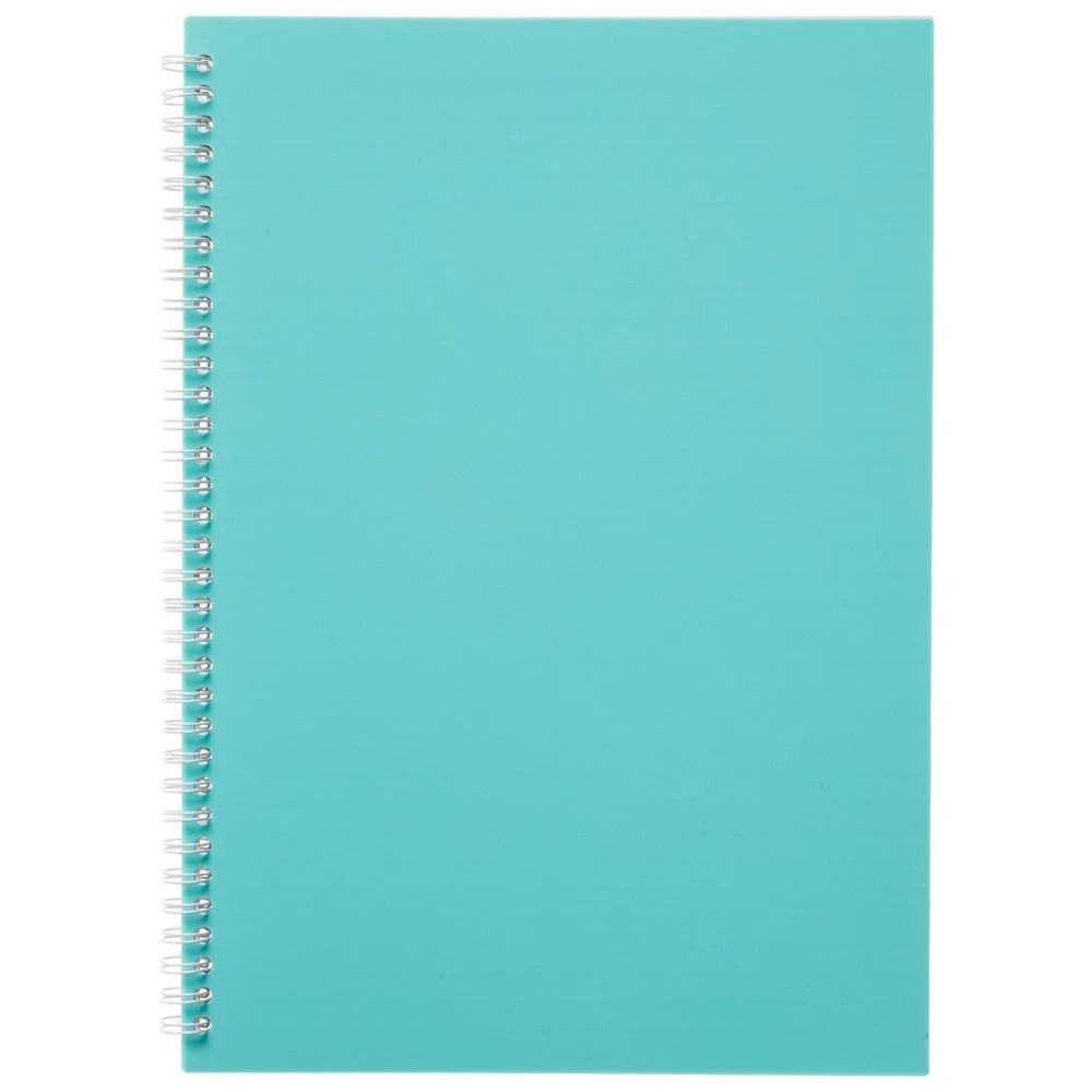 2 J.Burrows A4 Spiral Notebook Teal 120 Page, 2 of 3