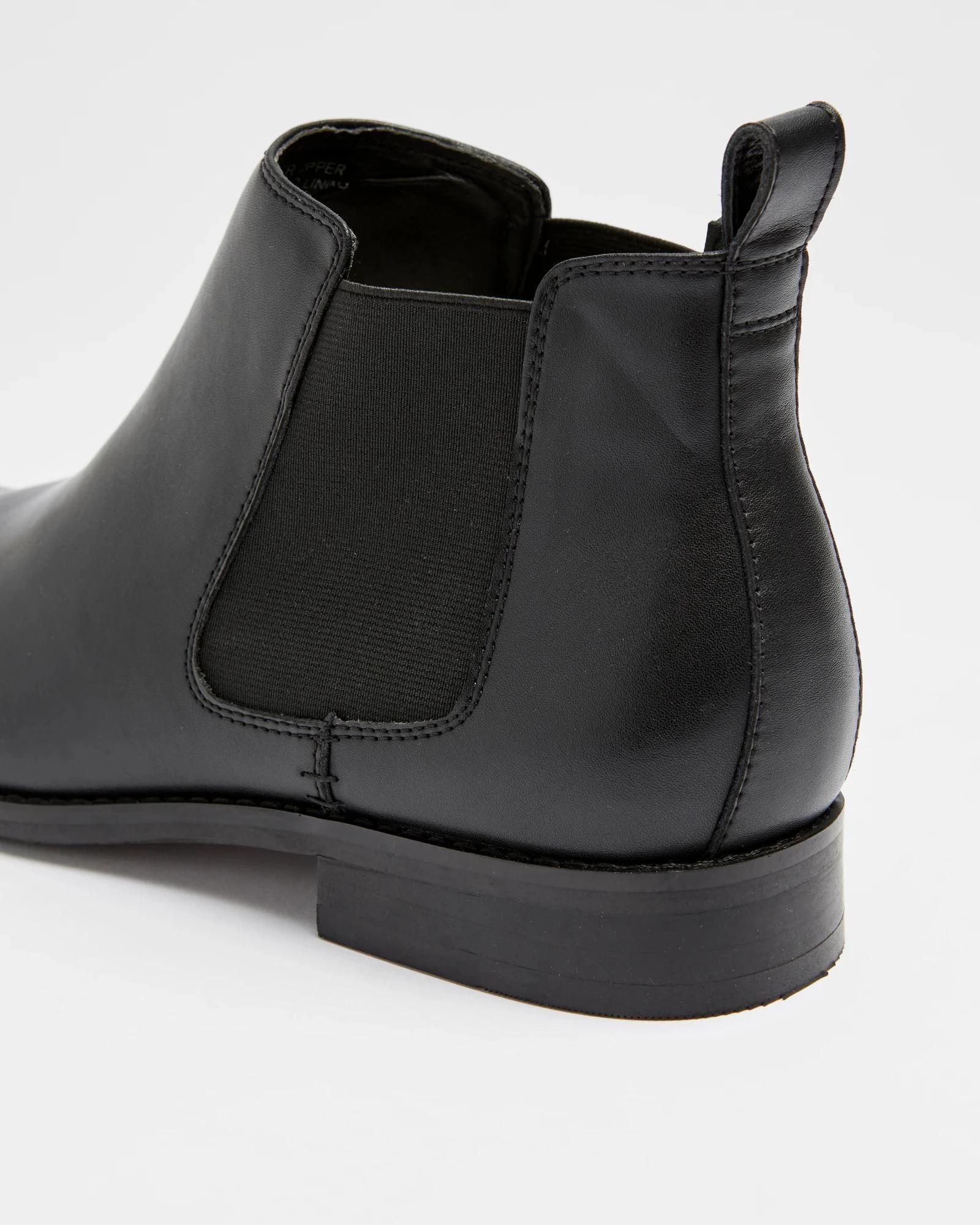 2 Target Mens Leather Chelsea Boots - James BLACK, 2 of 3