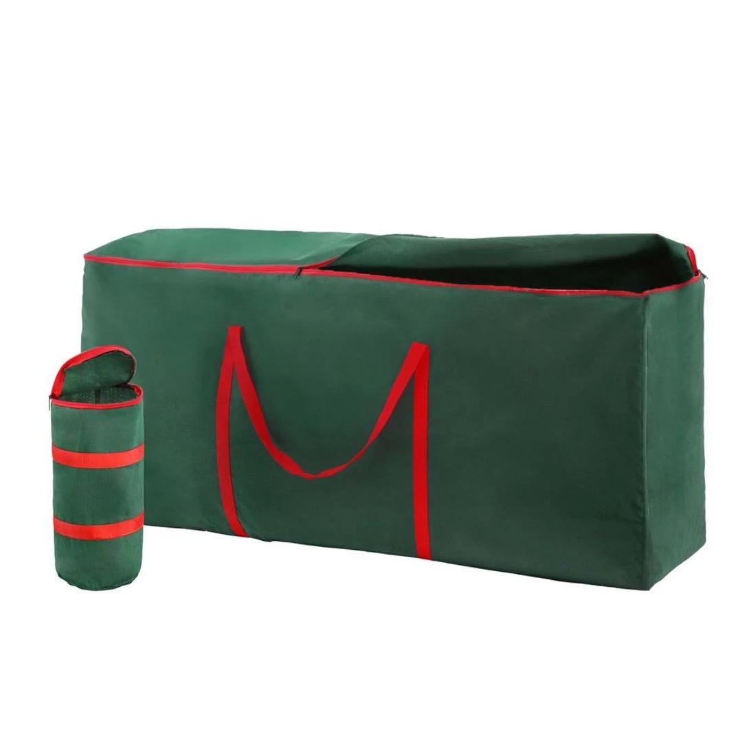 1 Jingle Jollys Christmas Tree Baubles Storage Bag Set Ornaments Container Box - Green, 1 of 7