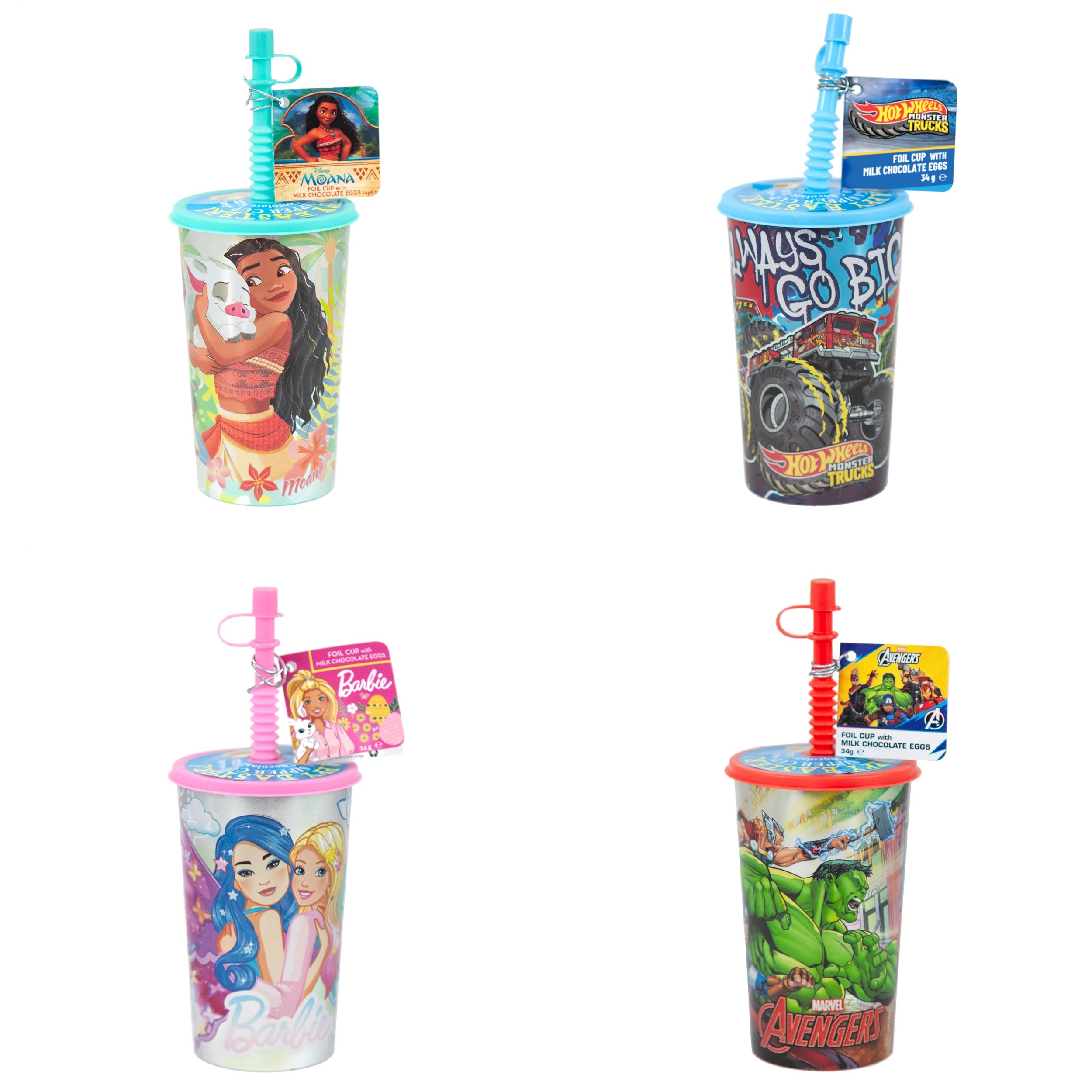 1 Foil Cup with Milk Chocolate Eggs 34g - Assorted, 1 of 7