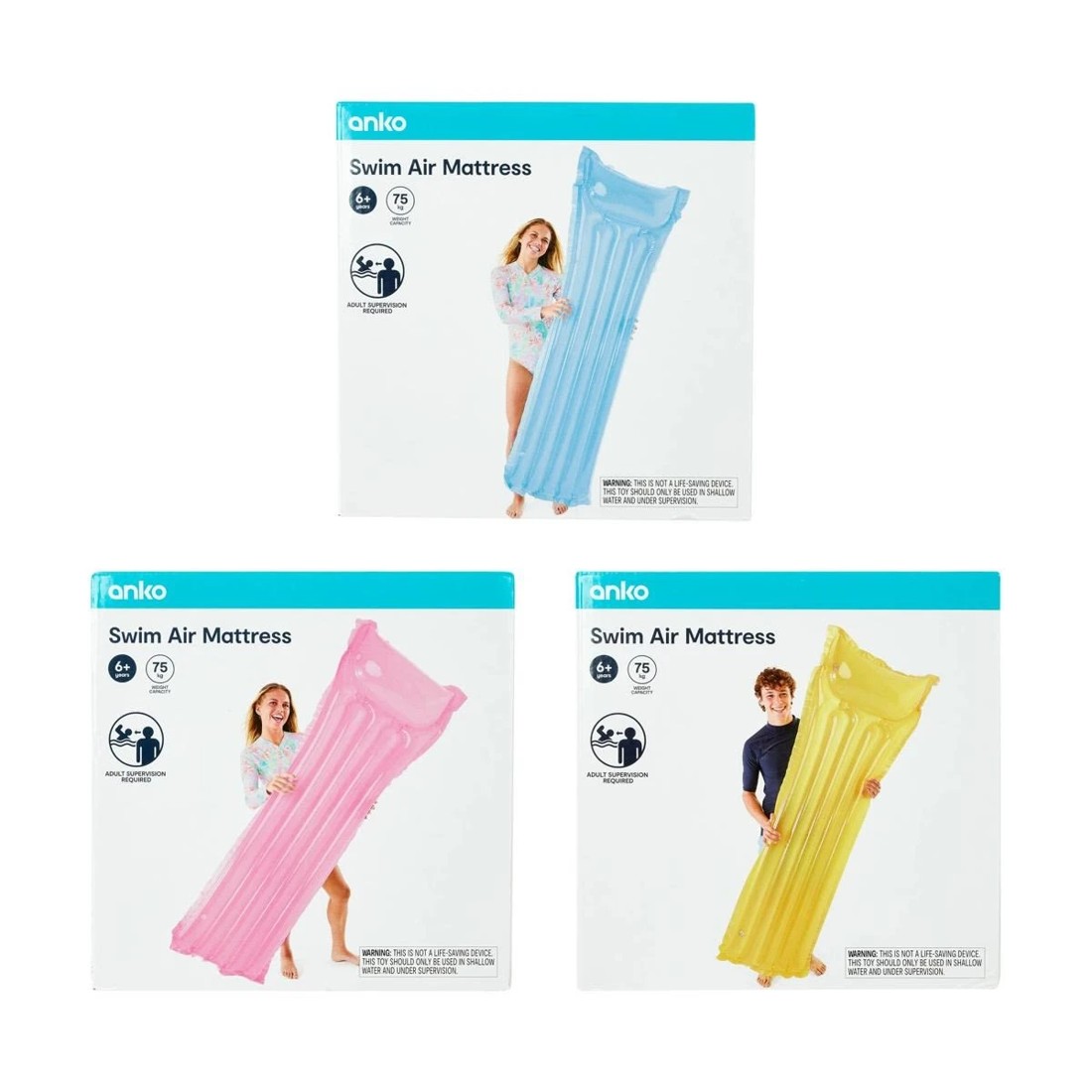 10 Swim Air Mattress - Assorted, 10 of 10