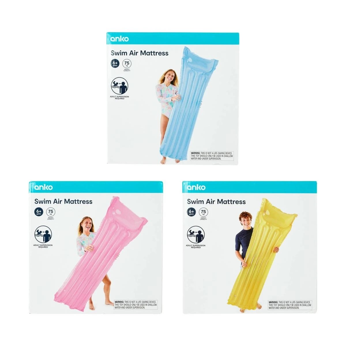 10 Swim Air Mattress - Assorted, 10 of 10