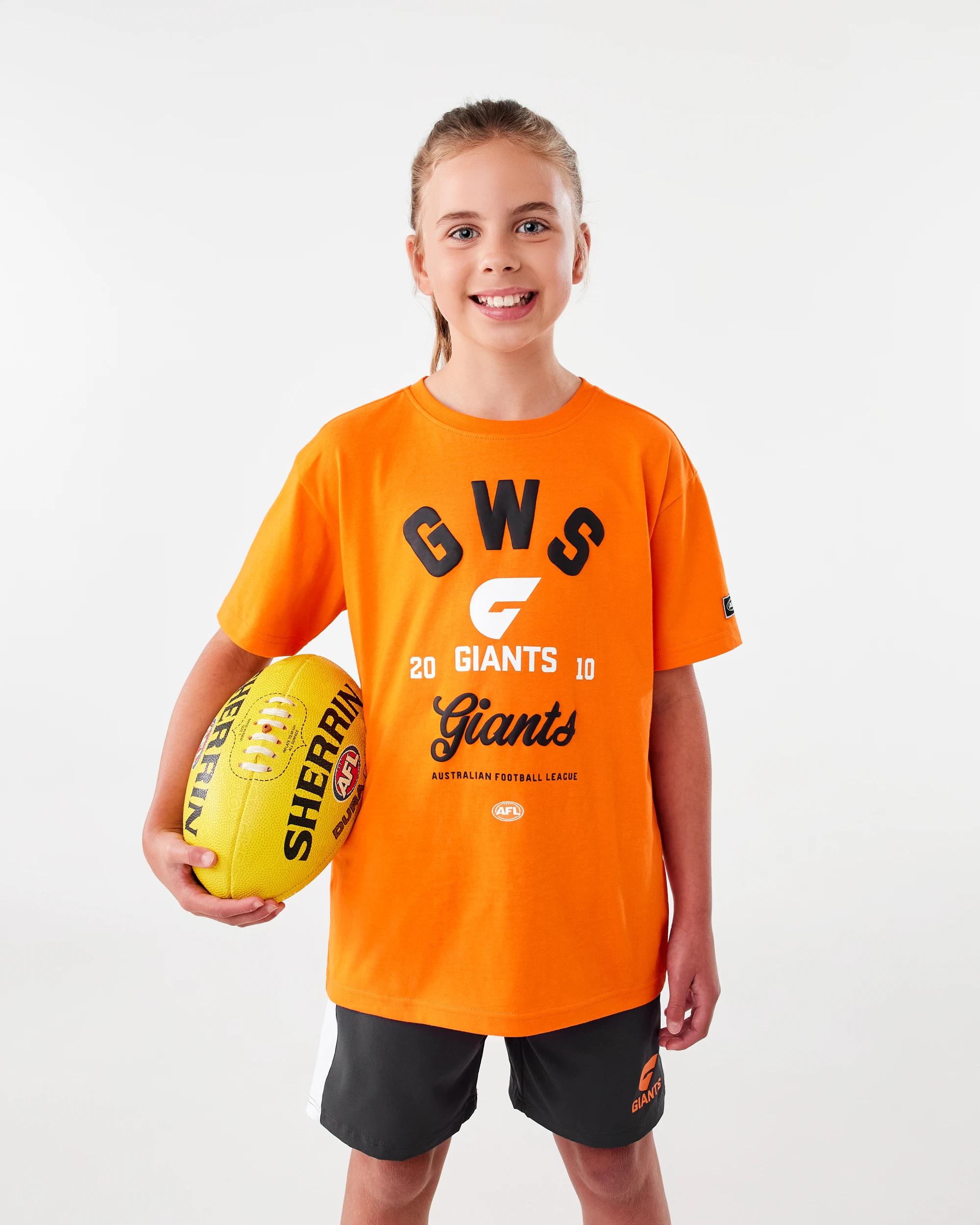 1 Official AFL Kids T-shirt Gws Giants, 1 of 9