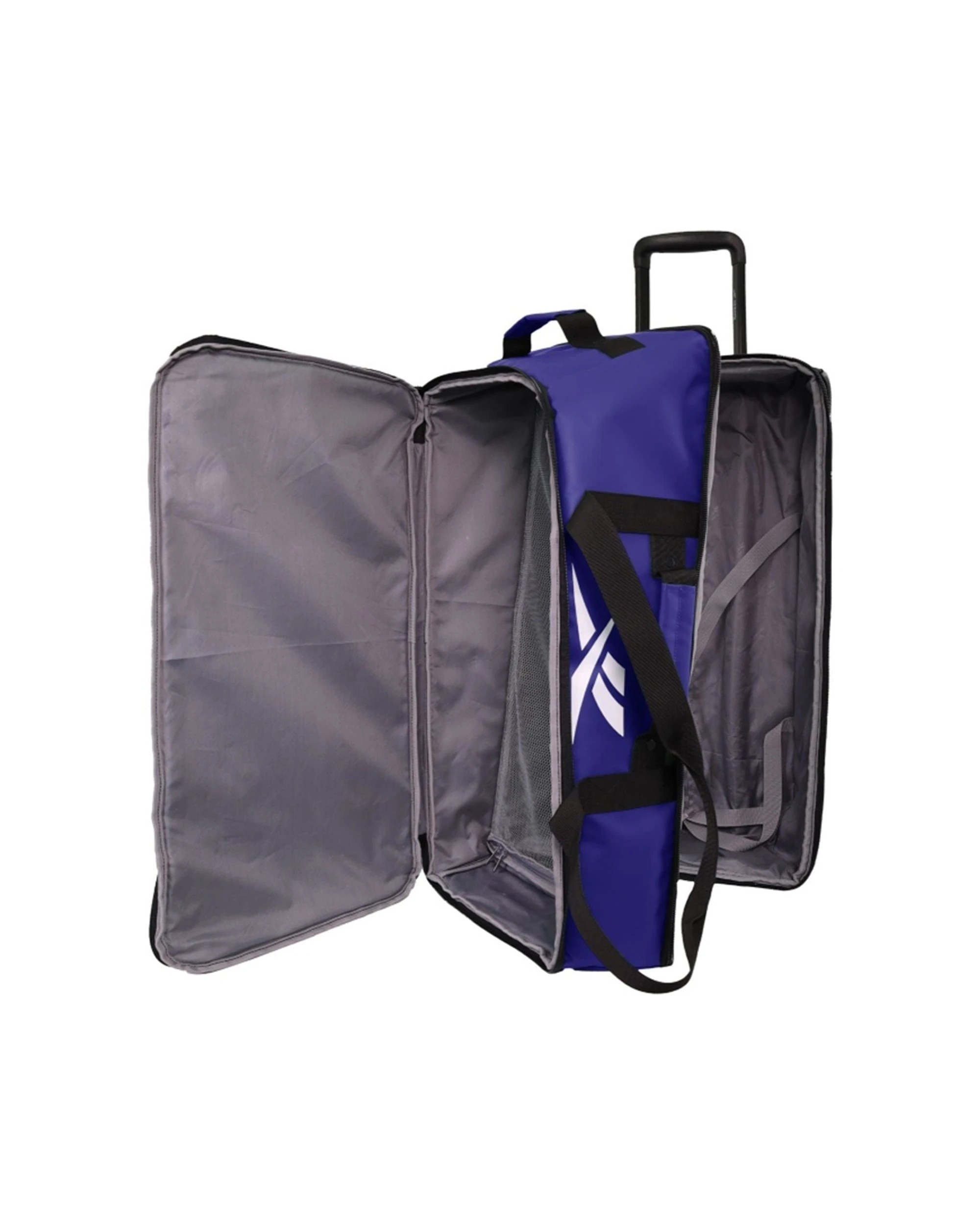 7 Reebok All Star Large 88L Leather Film Soft Shell Trolley Suitcase Luggage Navy - Blue, 7 of 8