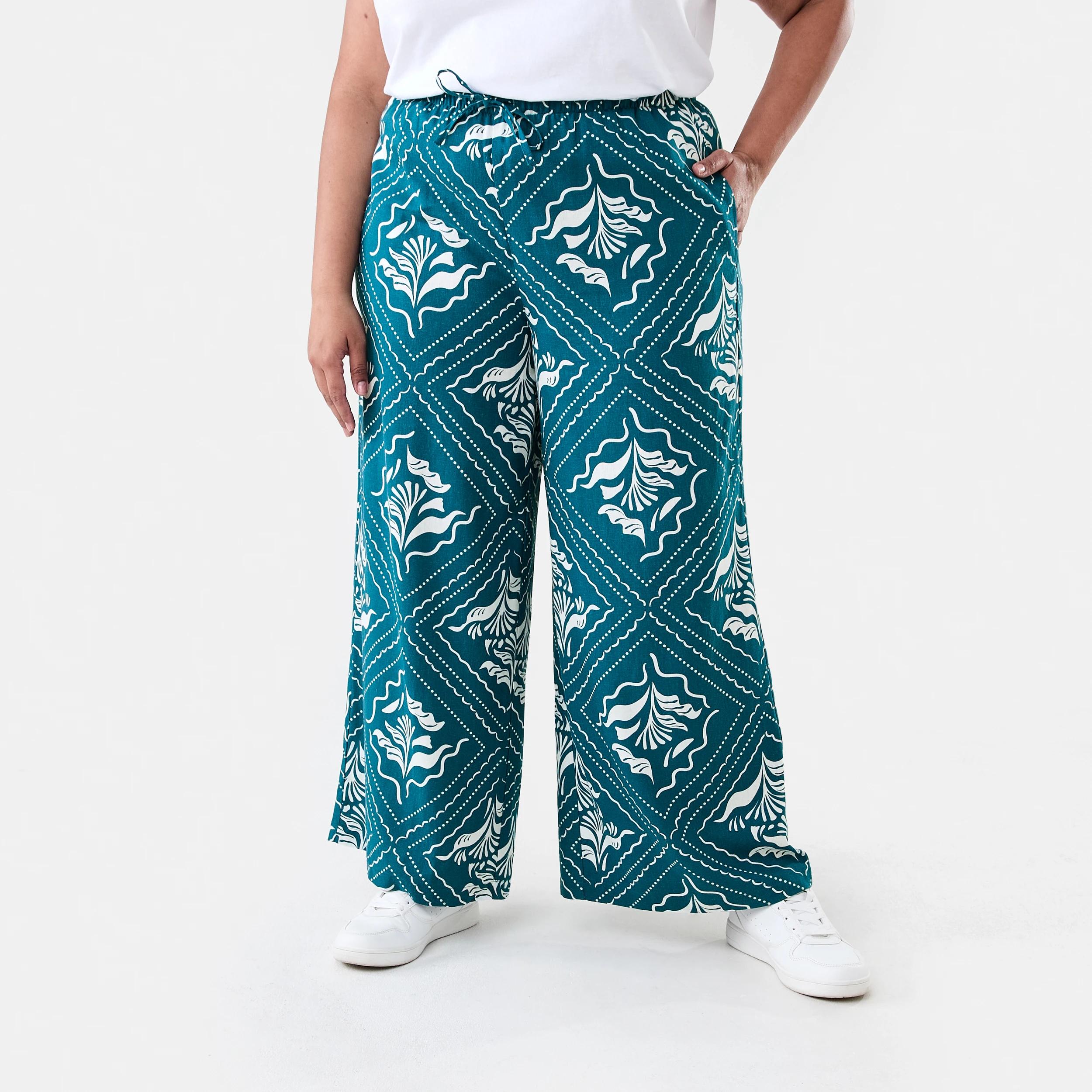 1 Curve Resort Pants Palm Tile, 1 of 5