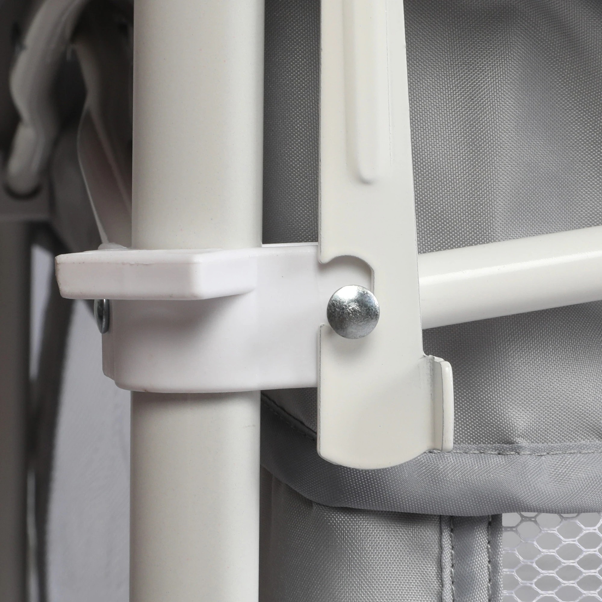 4 Bopeep Kids Mesh Playpen Foldable 120x120cm - Grey, 4 of 7