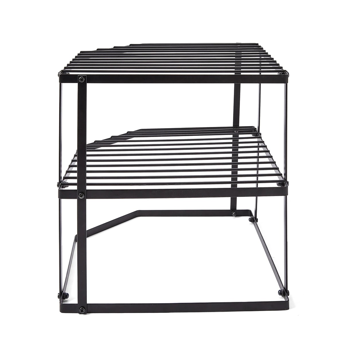 5 3 Tier Corner Pantry Shelf - Black, 5 of 9