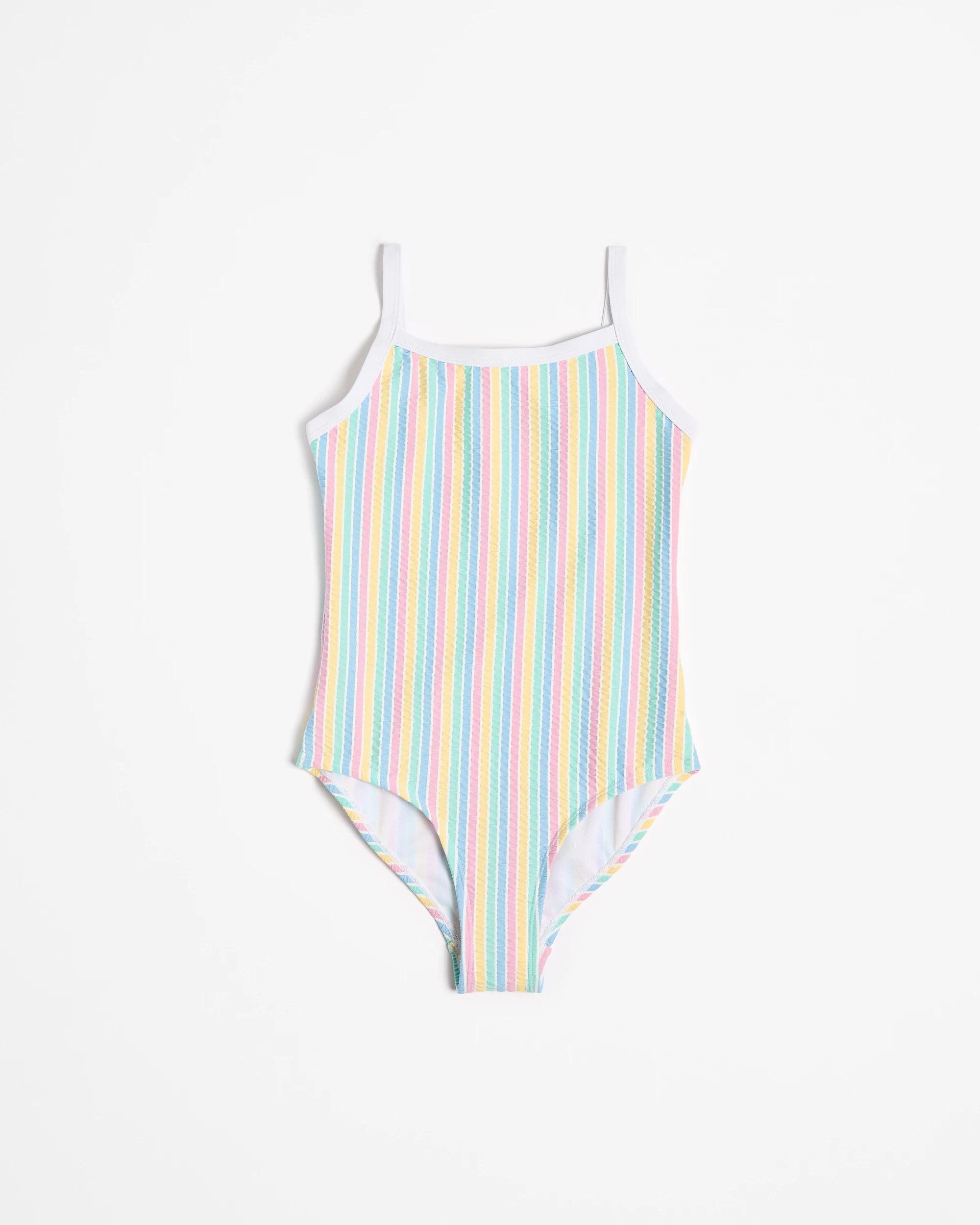 1 Target Textured Rainbow One Piece Swim Suit MULTI, 1 of 3
