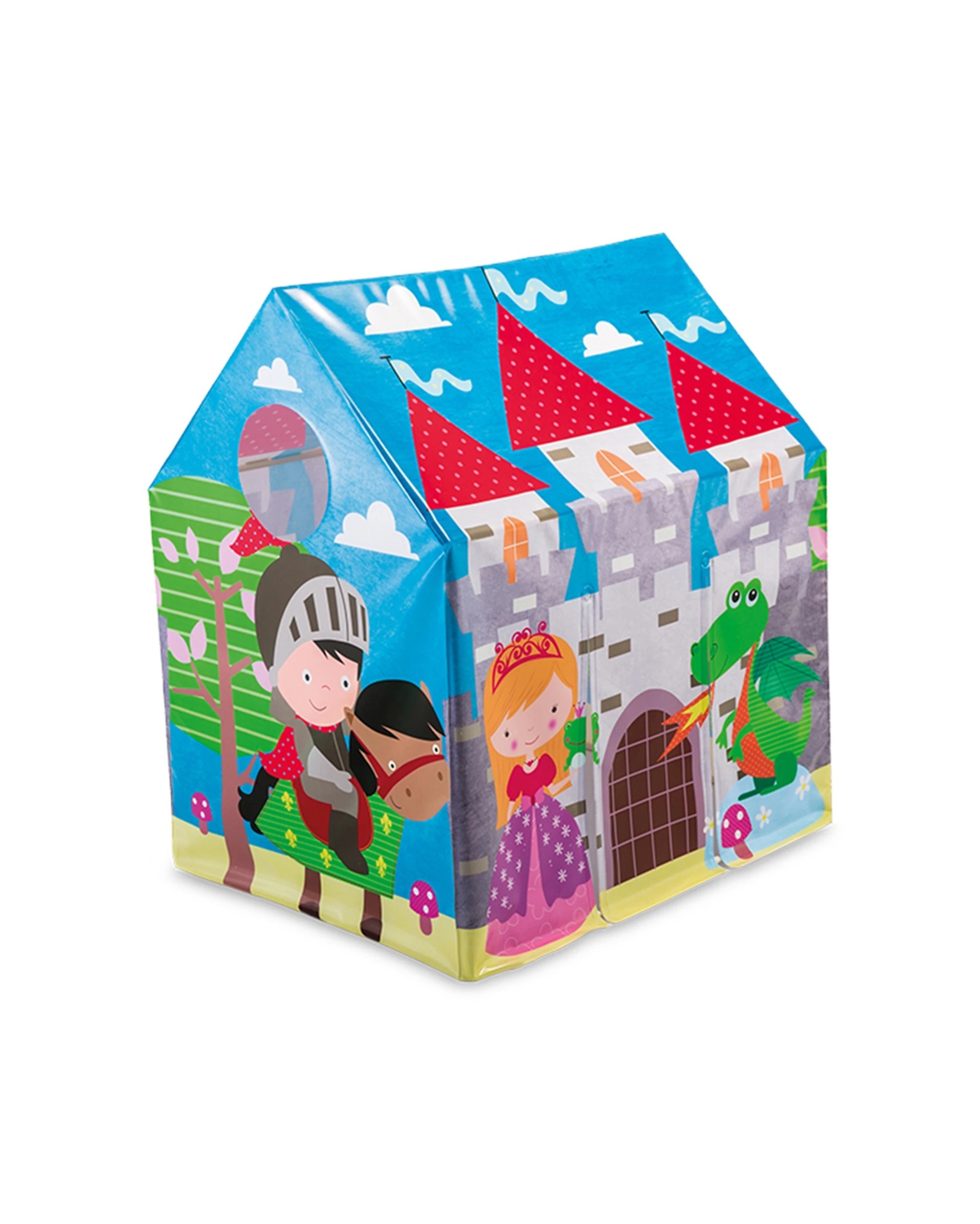 2 Intex Royal Castle Kids/Childrens Vinyl Play Tent - Multi, 2 of 4