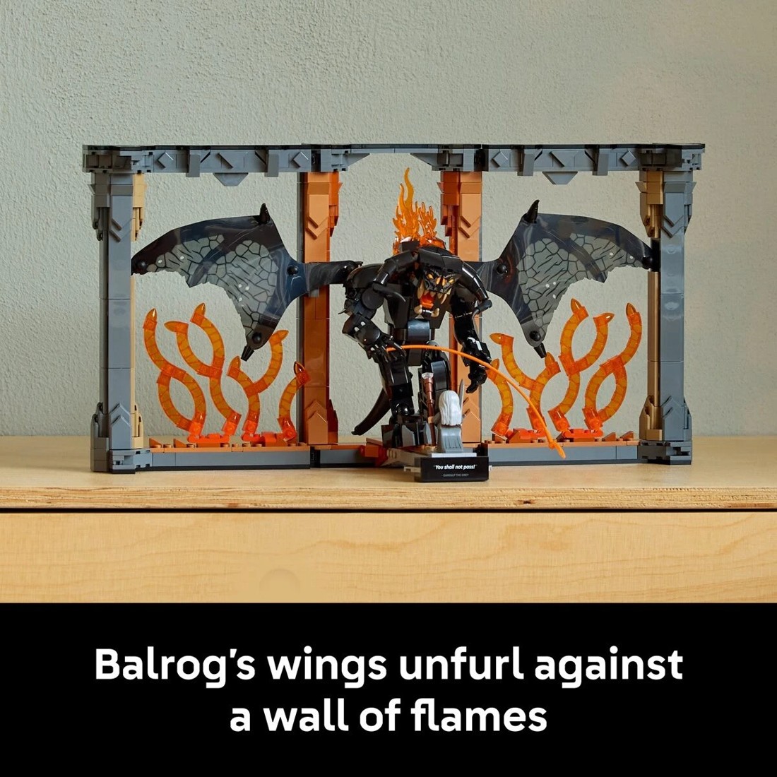 7 LEGO Icons The Lord of the Rings: Balrog Book Nook 10367, 7 of 11