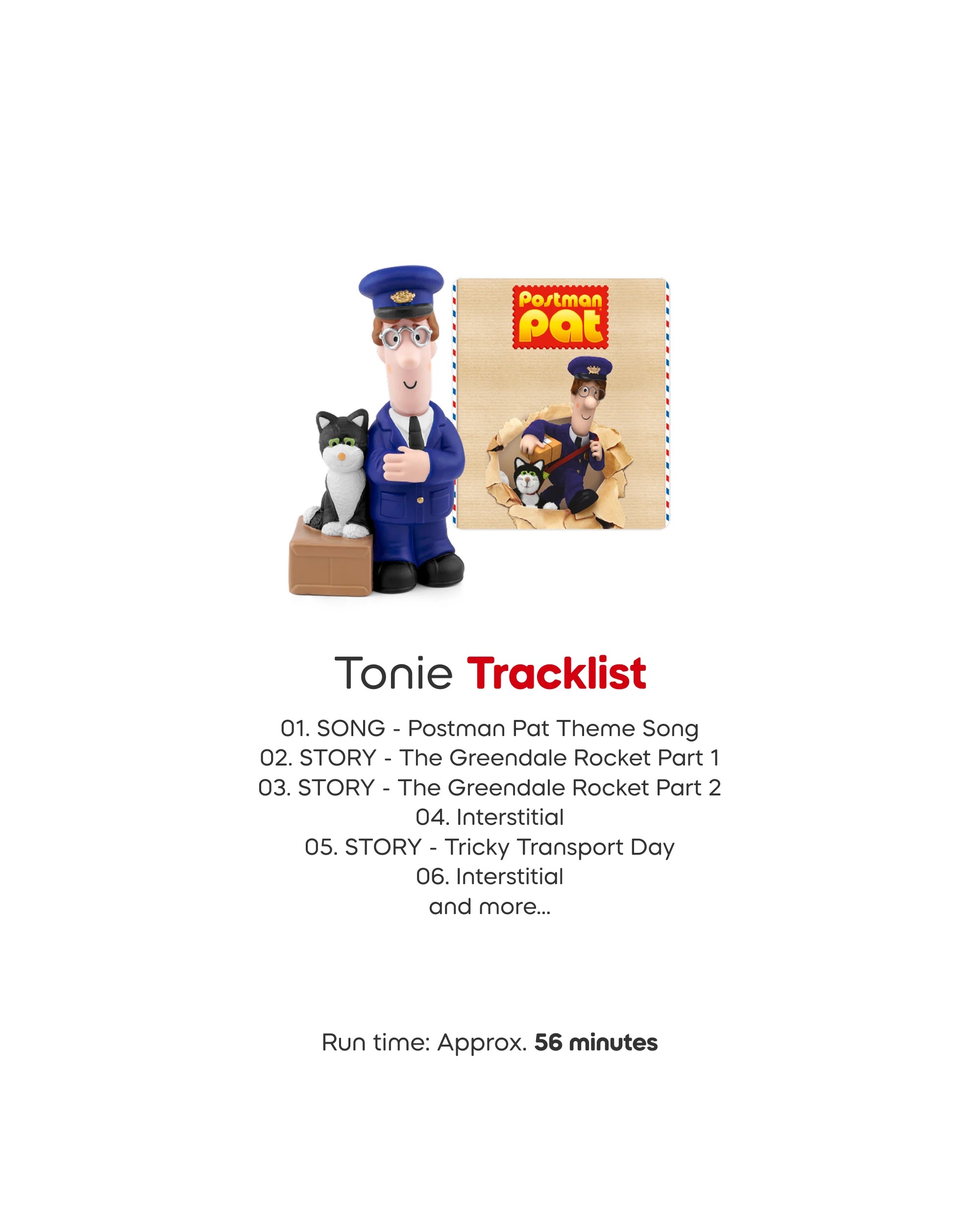 5 Tonies  Postman Pat & Jess the Cat Tonie Audio Character - Multi, 5 of 7