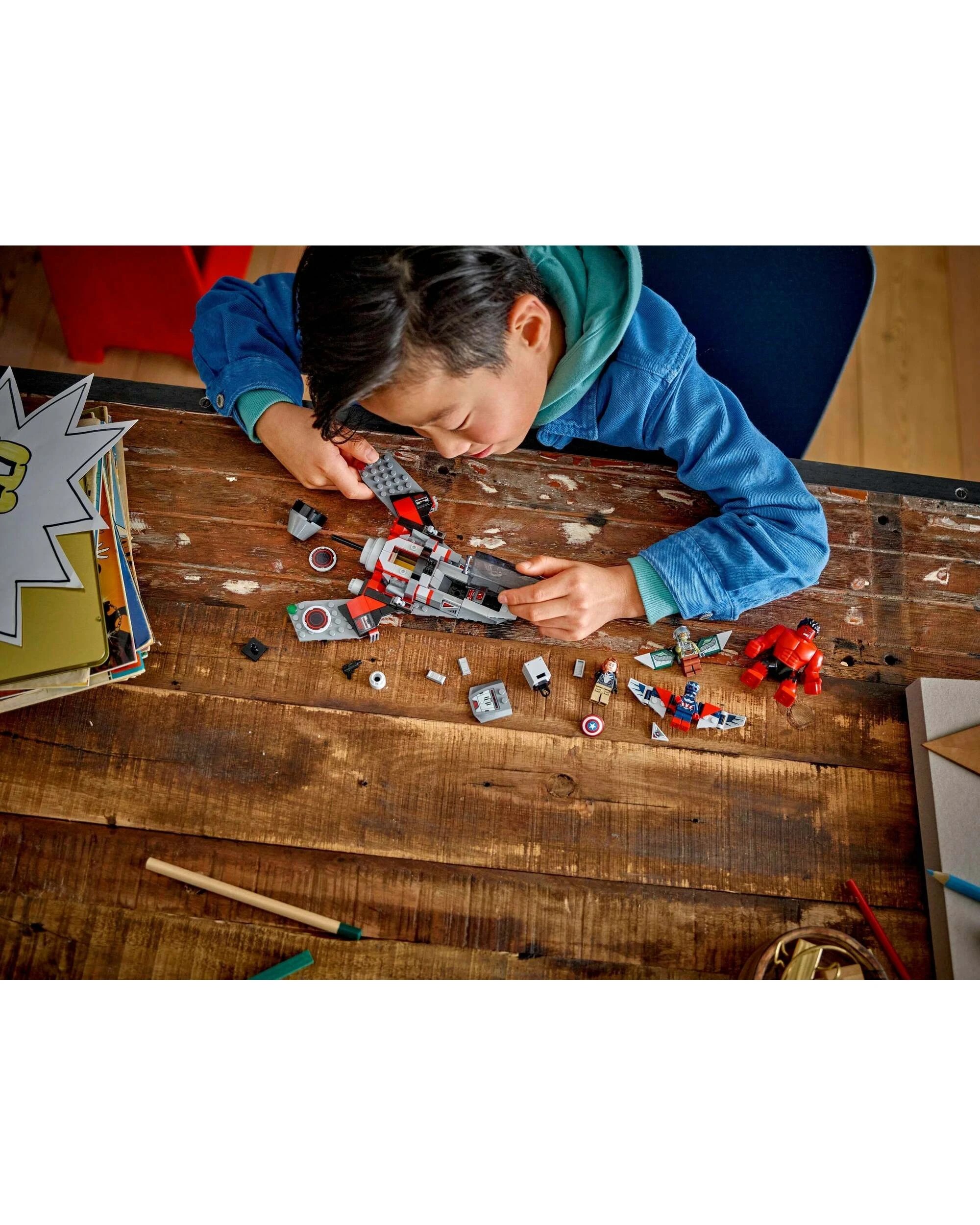 3 LEGO Marvel Captain America vs. Red Hulk Battle 76292, 3 of 5