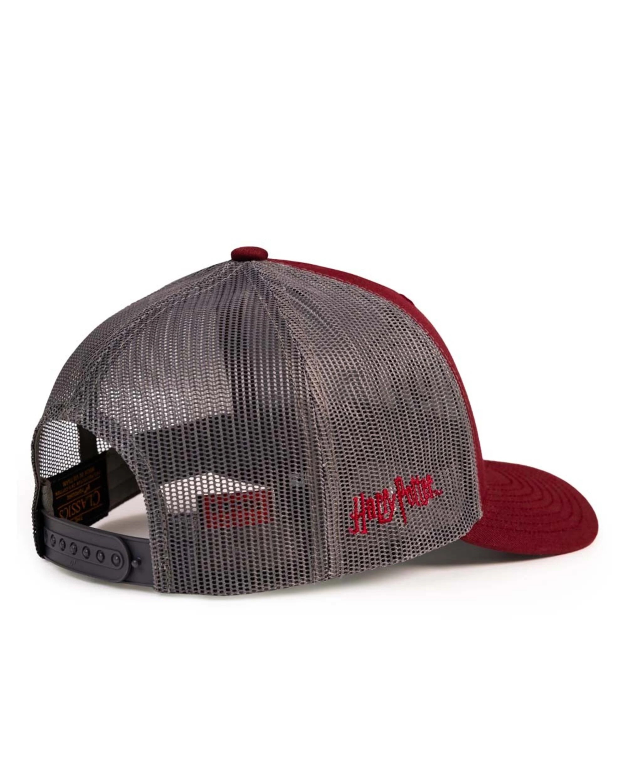 2 Harry Potter - Platform 9 3/4 Classic Retro Trucker Cap By Flexfit Yupoong - Maroon, 2 of 3