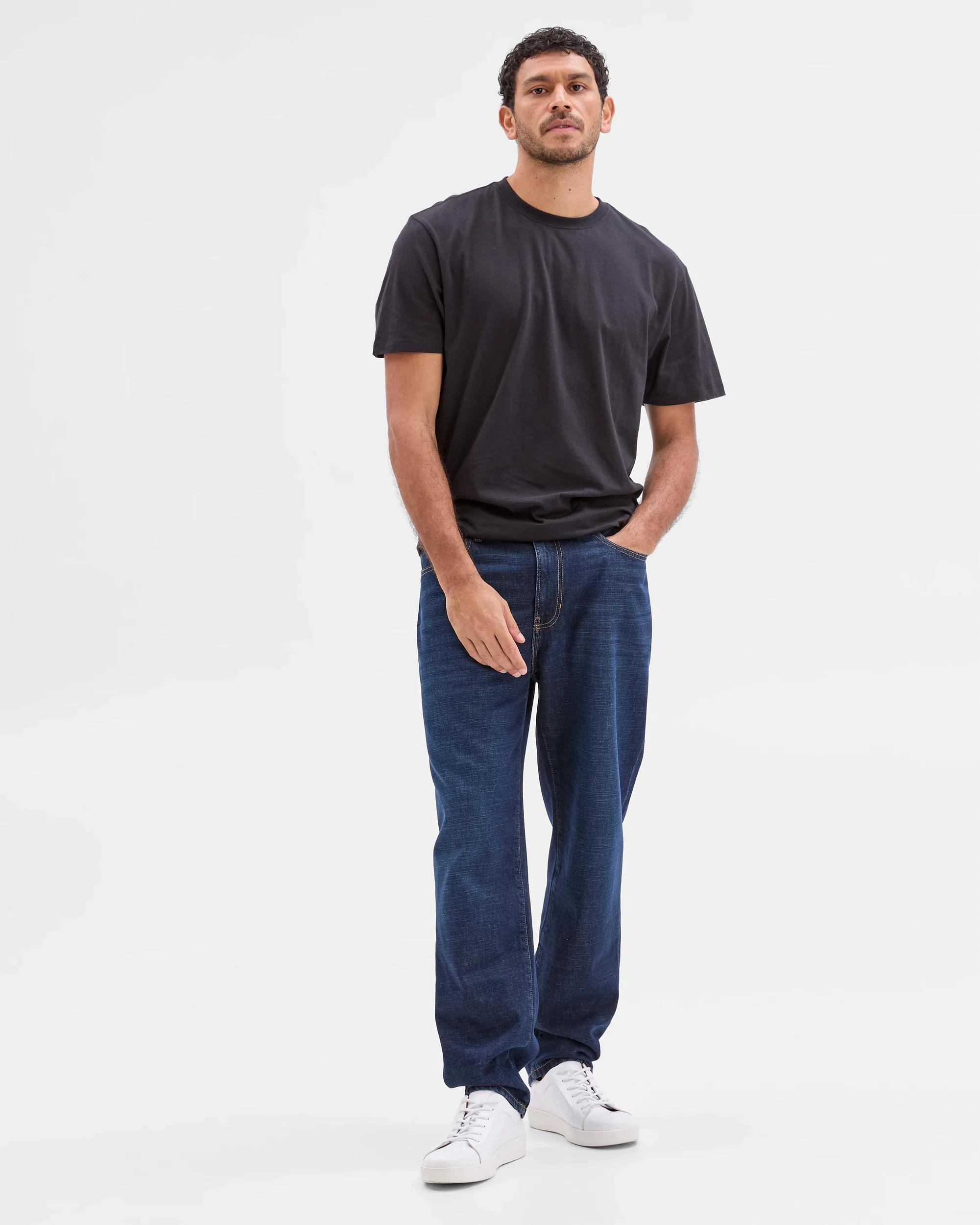 3 Target Relaxed Fit Denim Jeans DENIMDARK, 3 of 8