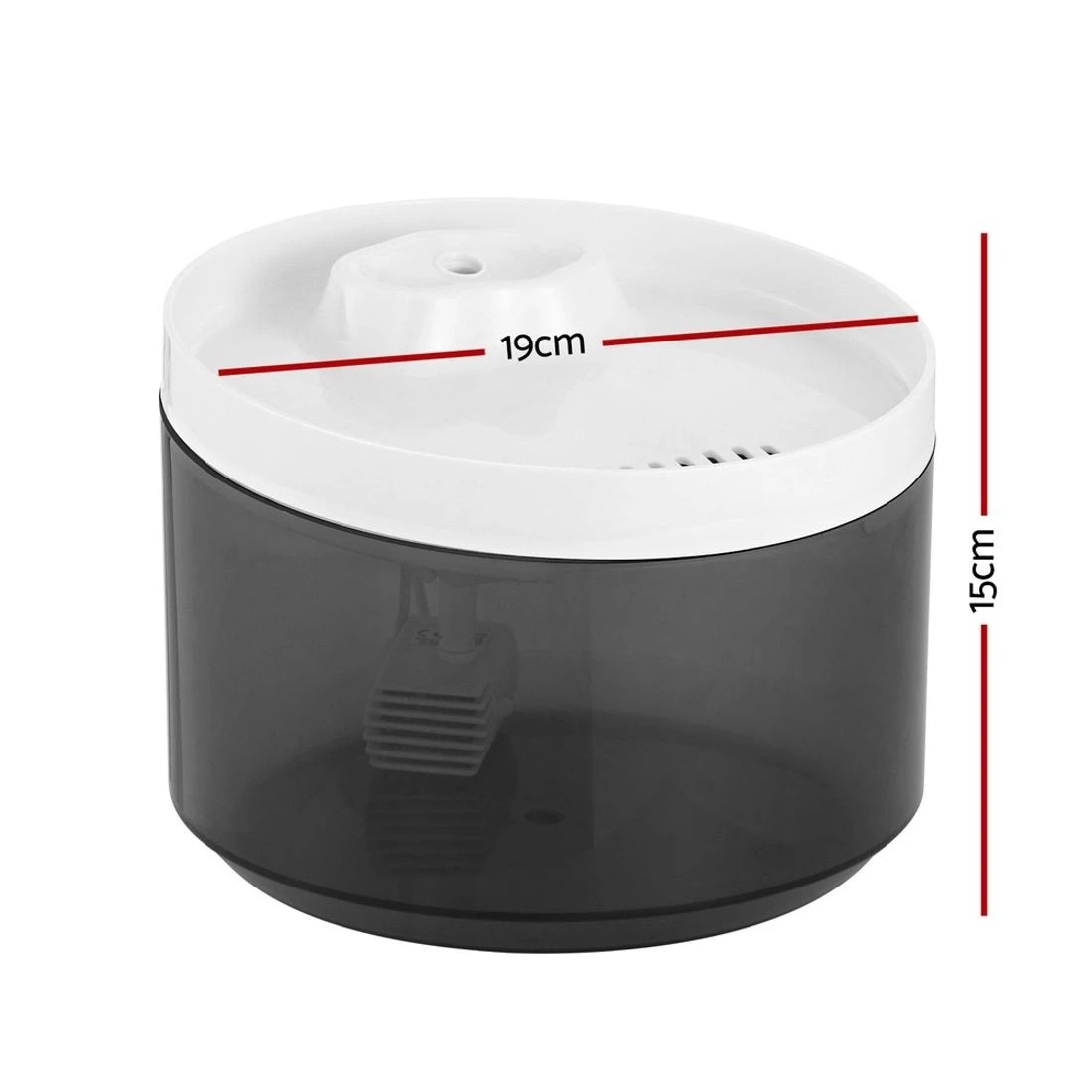 2 i.Pet Pet Water Fountain Feeder Dispenser Filter Dog Cat Drinking Automatic 2.2L - White, 2 of 4