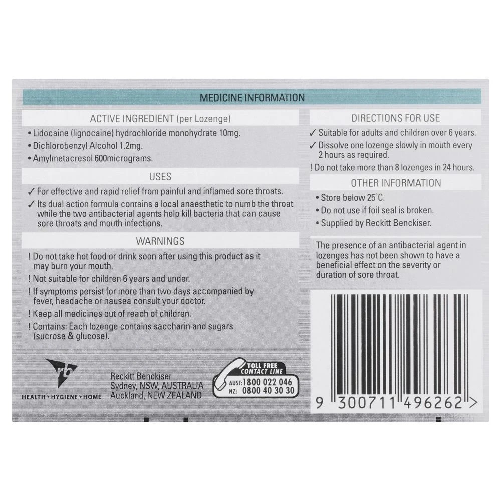 2 Strepsils Plus Lozenges 16 Pack, 2 of 2