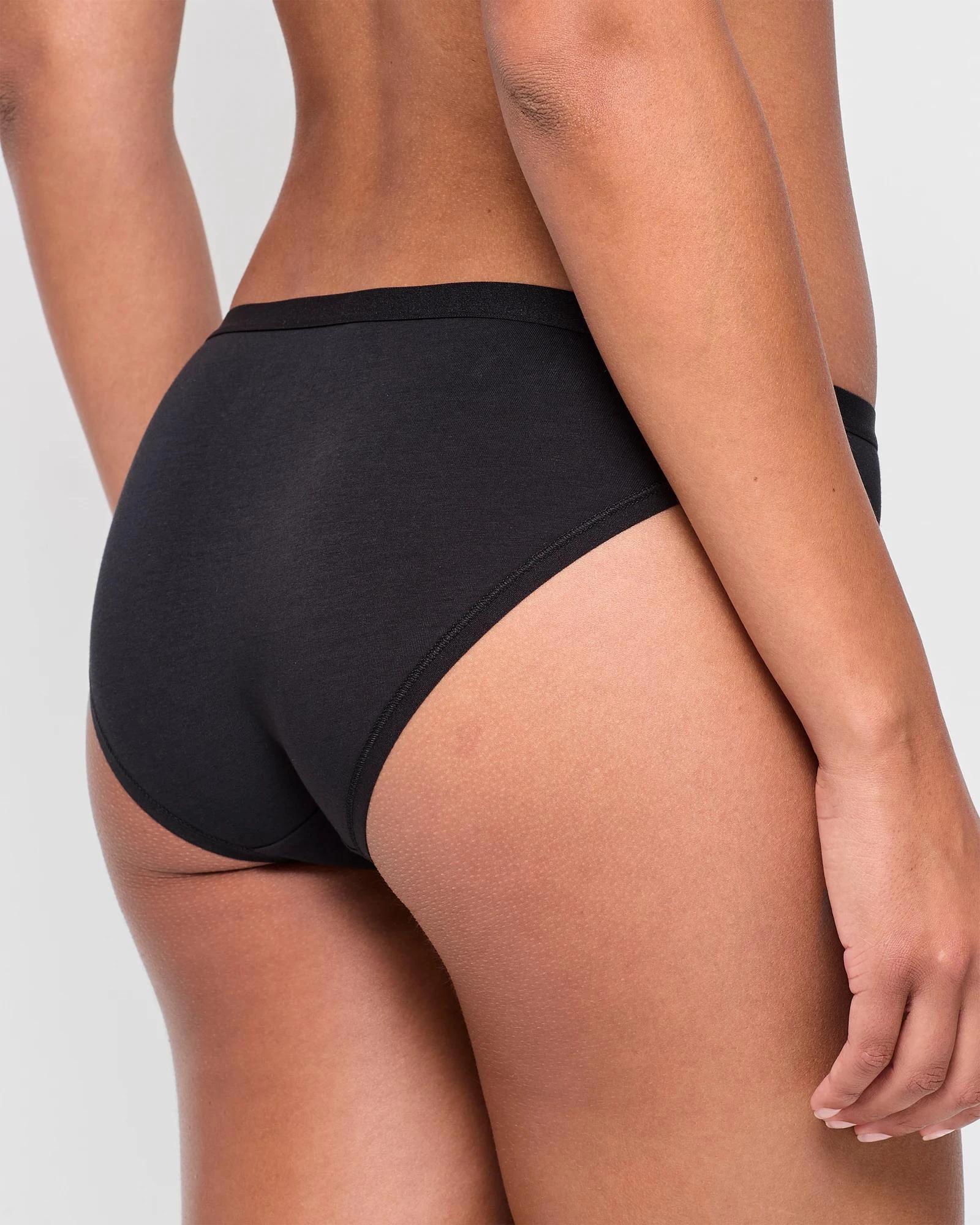 4 Lily Loves Australian Cotton 3 Pack Bikini Briefs BLACK, 4 of 4