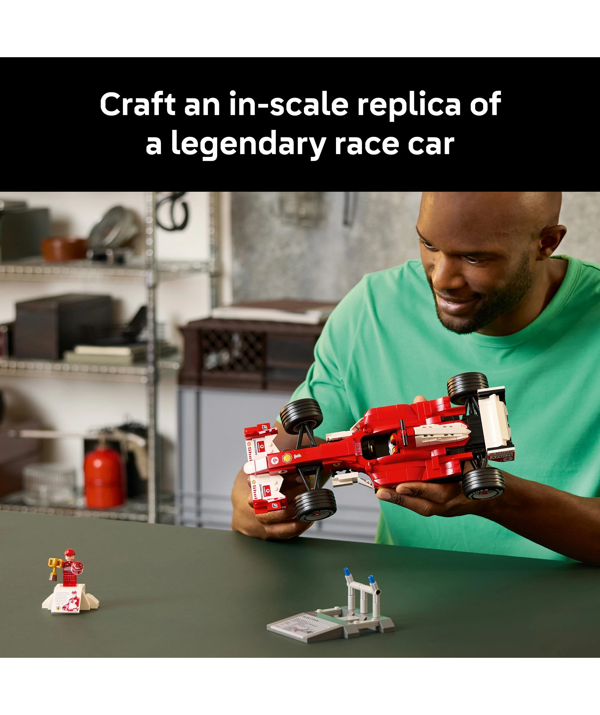 4 LEGO Icons Ferrari F2004 & Michael Schumacher 11375, 4 of 10