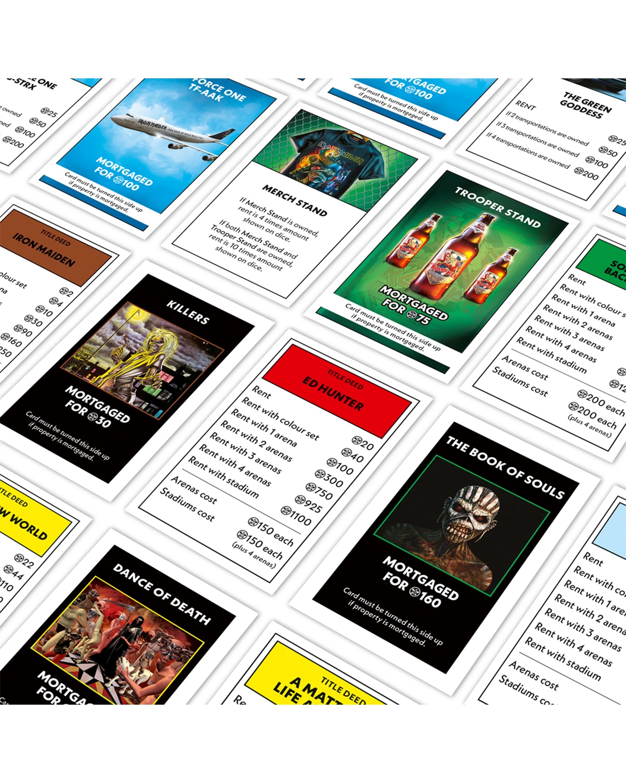 2 Monopoly Iron Maiden Tabletop Themed Board Game Music - Multi, 2 of 5