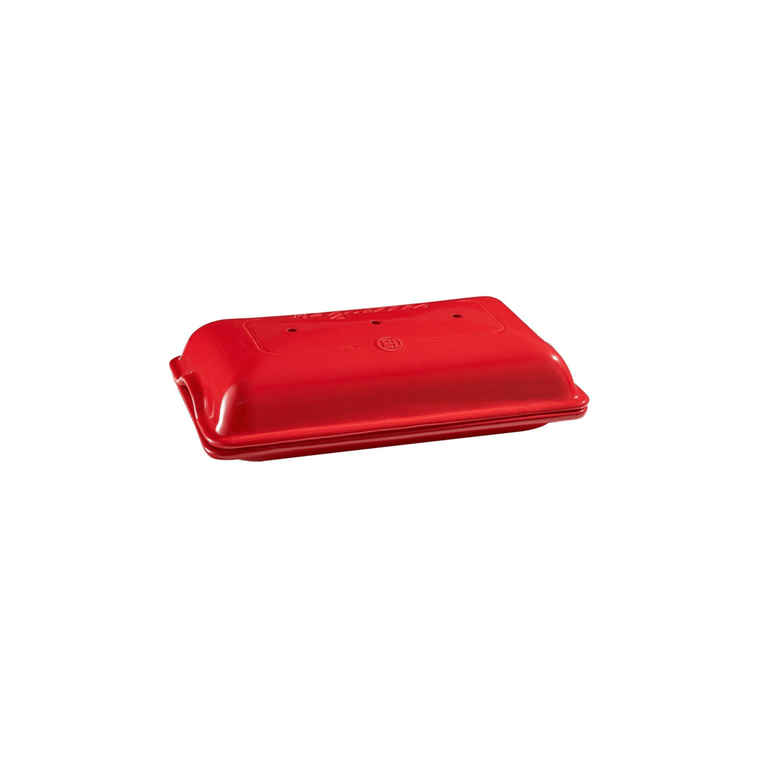 1 Emile Henry 39cm Ceramic Baguette Baker Dish W/ Lid Oven Baking Rect Burgundy
 - Burgundy, 1 of 3