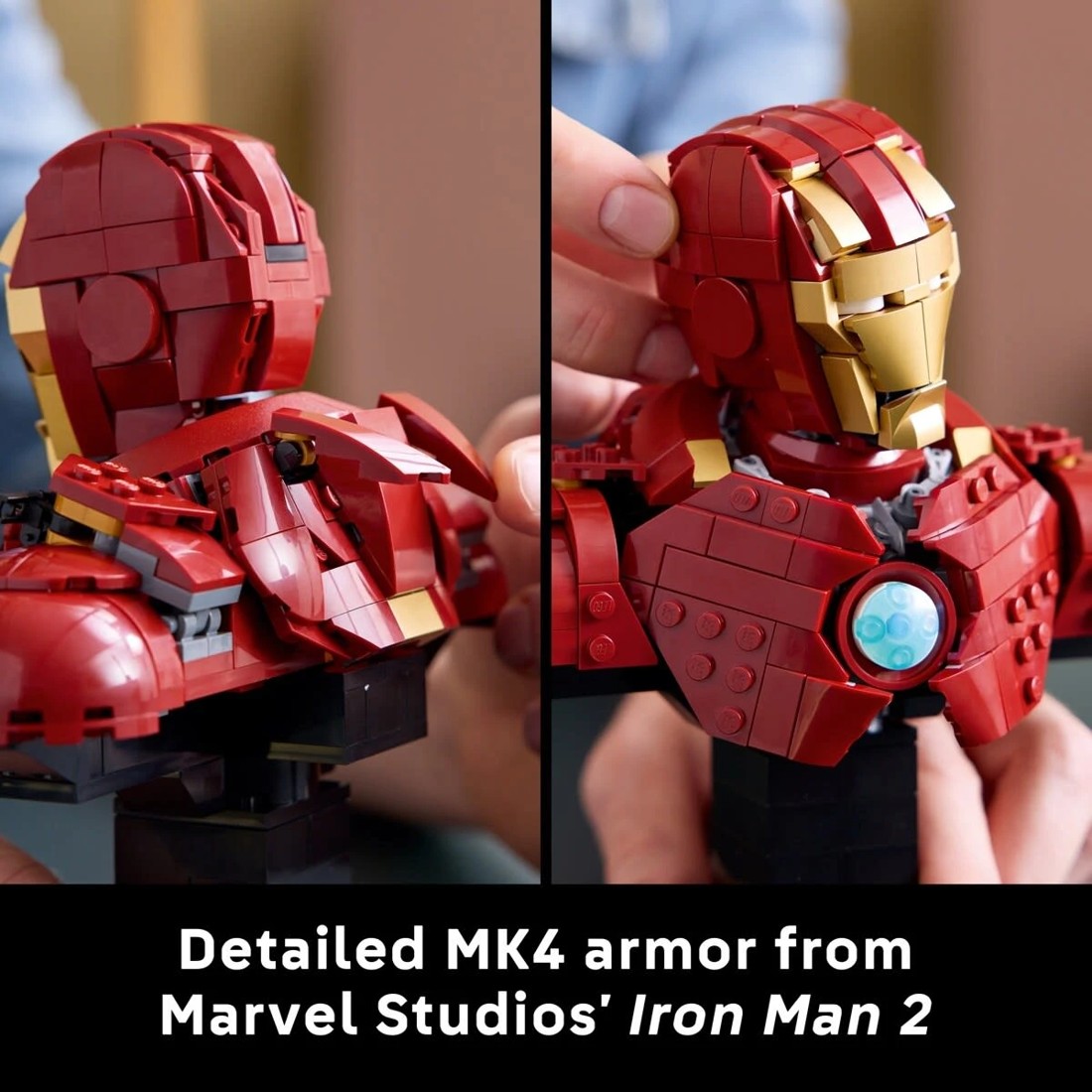 5 LEGO Marvel Iron Man MK4 Bust 76327, 5 of 10