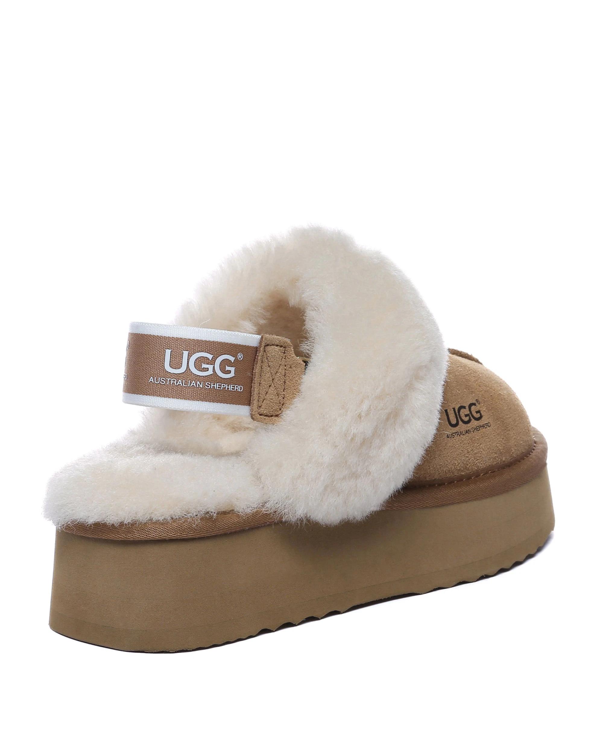 3 Australian Shepherd UGG Womens Musa platform CHESTNUT, 3 of 5
