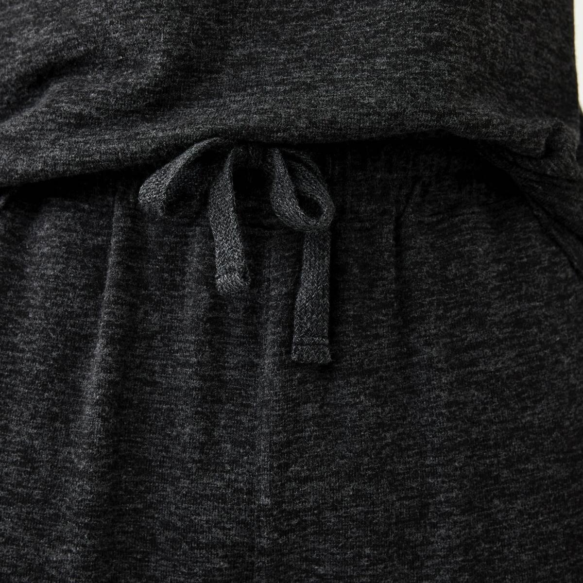 4 Brushed Slim Pants Blk Marle, 4 of 6