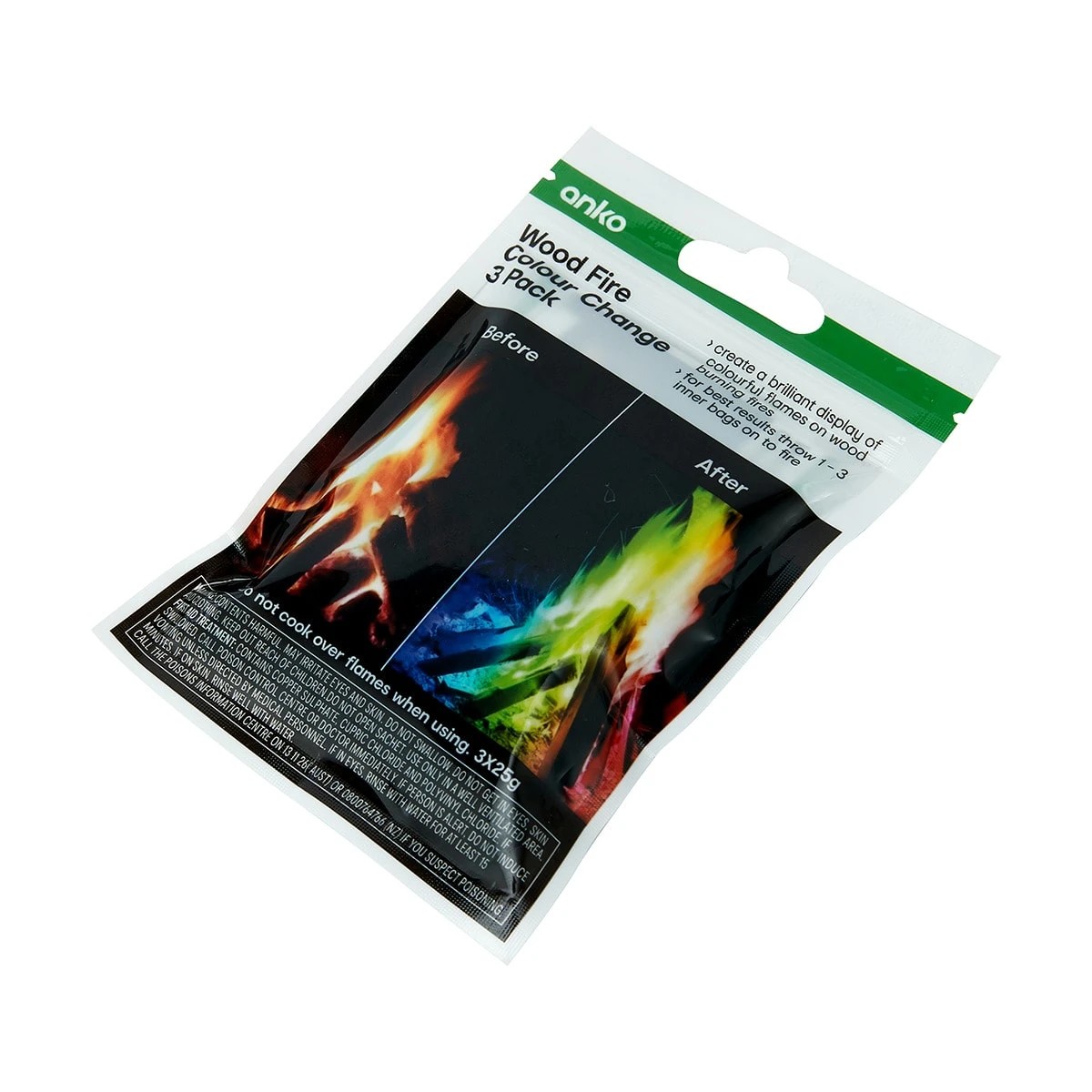 2 3 Pack Wood Fire Colour Change, 2 of 5