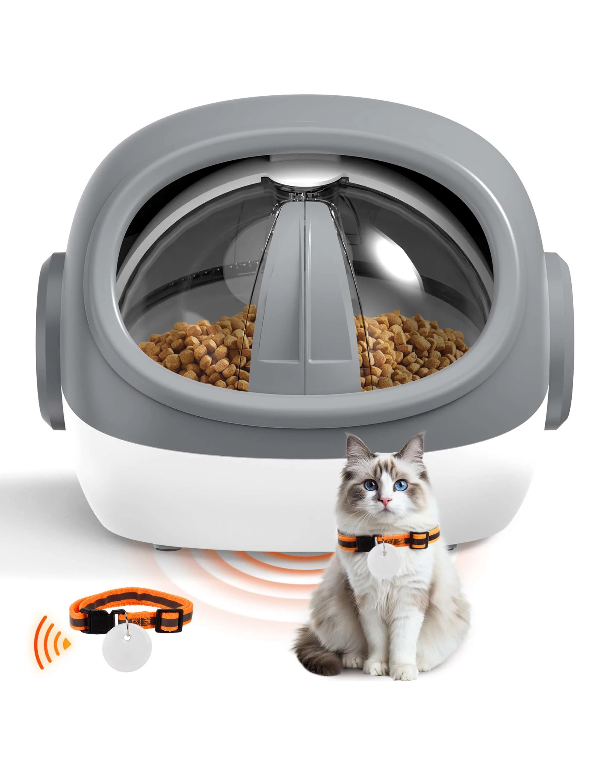2 Advwin Smart Pet Feeder RFID Automatic Cat Feeder, 2 of 8