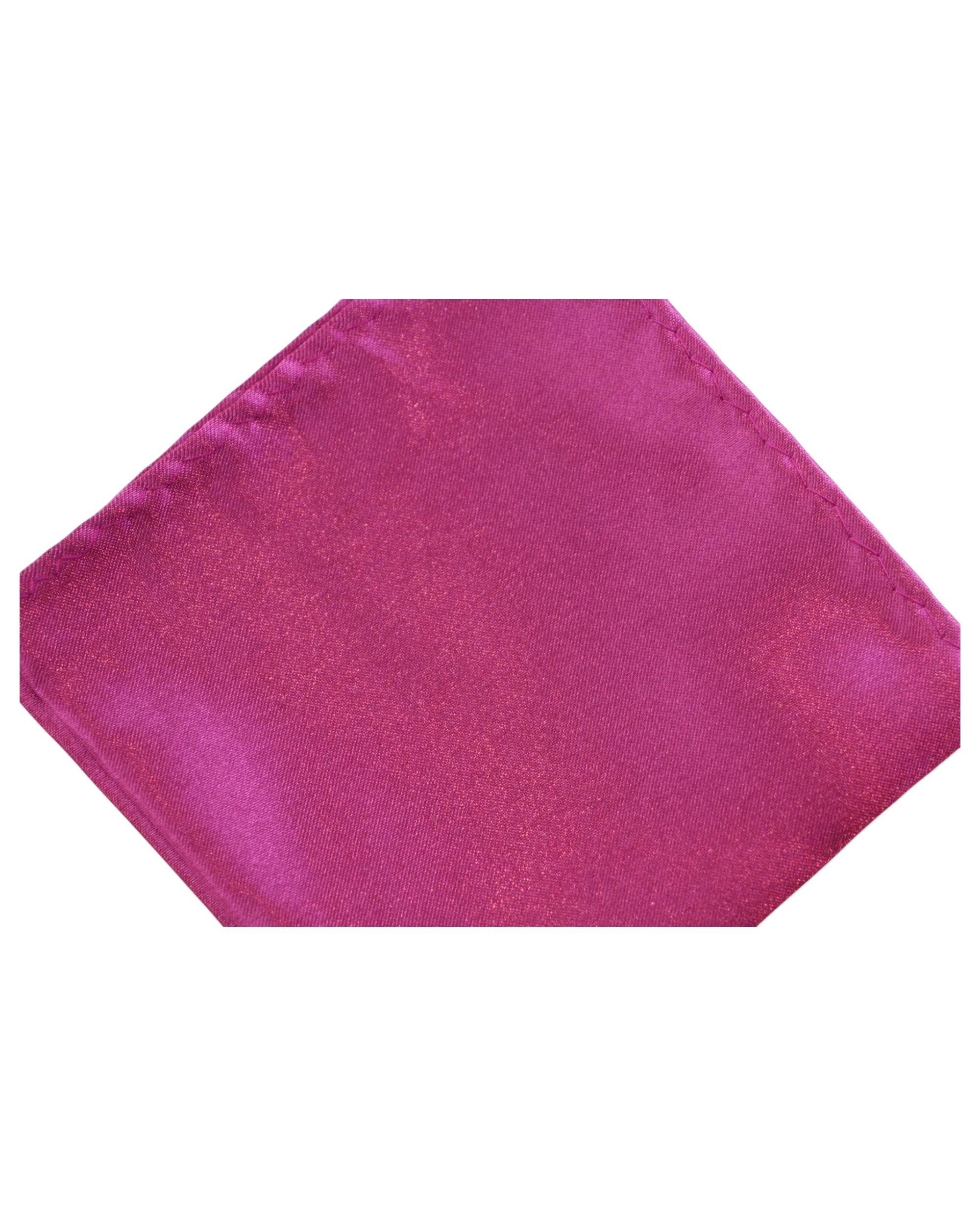 2 Zasel Mens Pocket Square - Red, 2 of 3