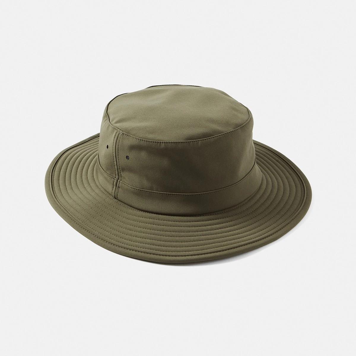 1 Water Resistant Wide Brim Hat Grn Khaki, 1 of 4