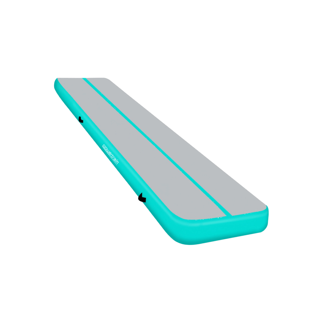 1 Powertrain 7M 20cm Air Track Gymnastics Tumbling Airtrack Exercise Yoga Mat Balance Beam Inflatable - Green, 1 of 5