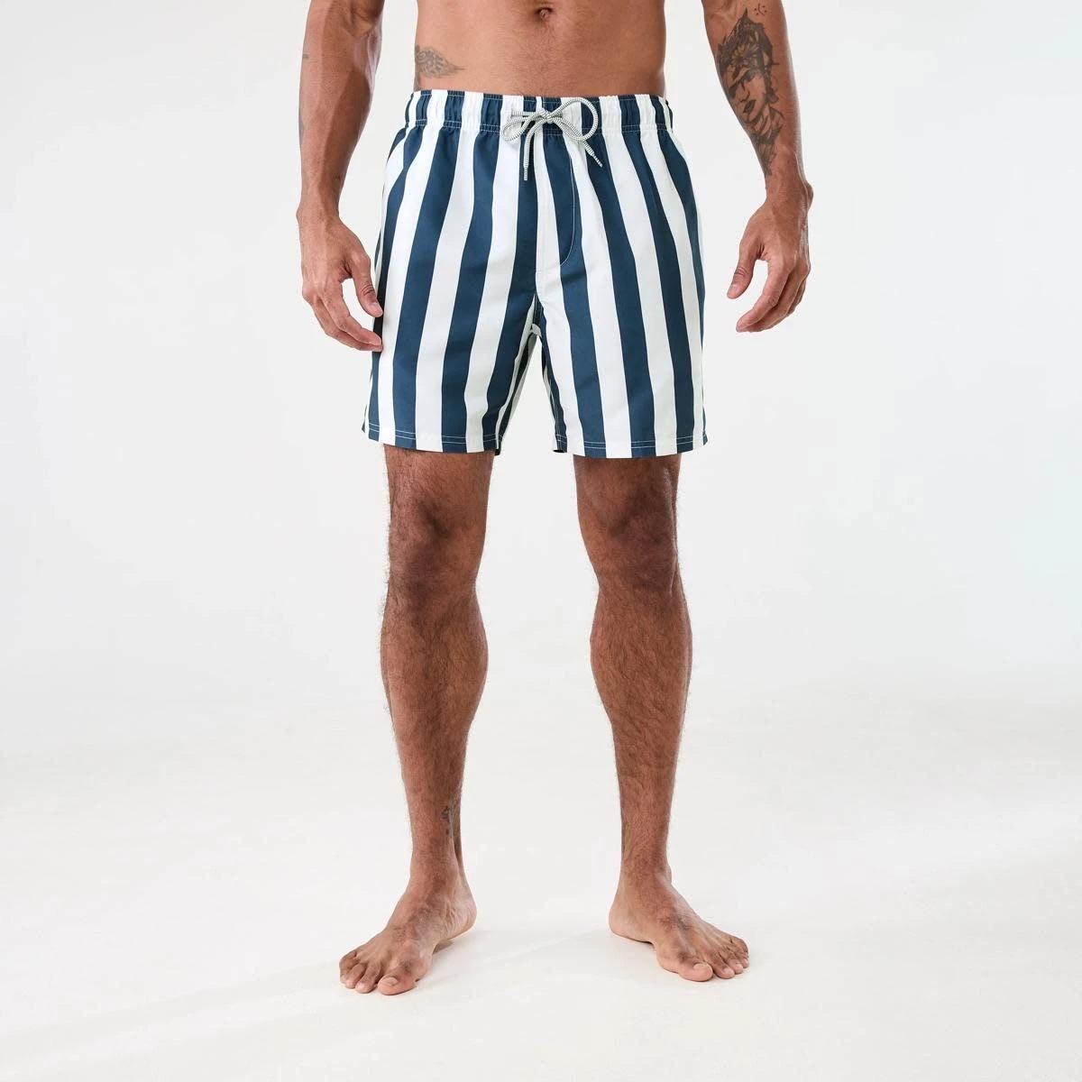 6 Core Print Swim Shorts VACATION STRIPE SPELL NAVY, 6 of 6