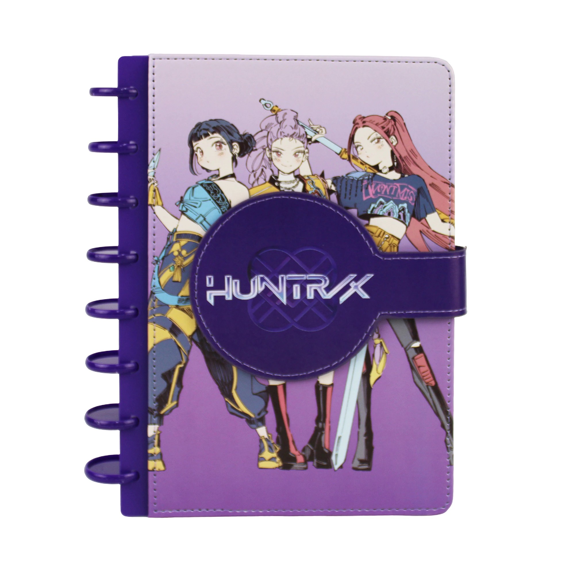 1 KPop Demon Hunters A5 Spiral Notebook - Huntrix, 1 of 3