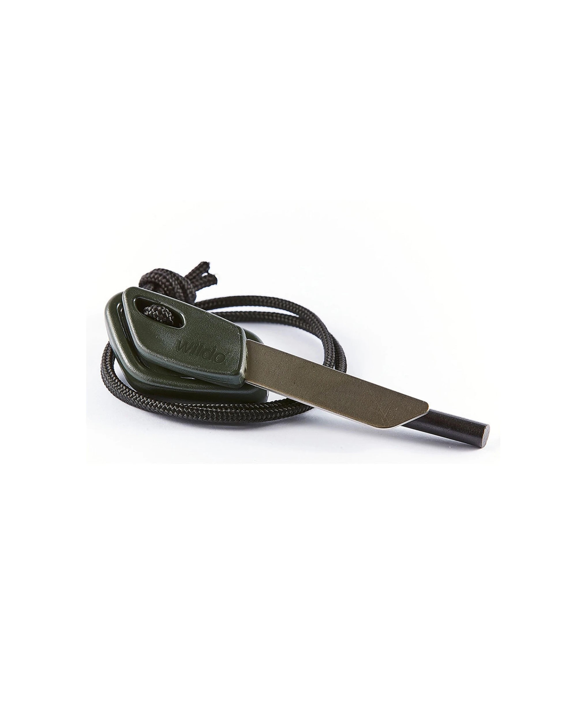 1 Wildo Fire-Flash Starter Small Weatherproof Fire Steel Lighter Camping - Green, 1 of 3