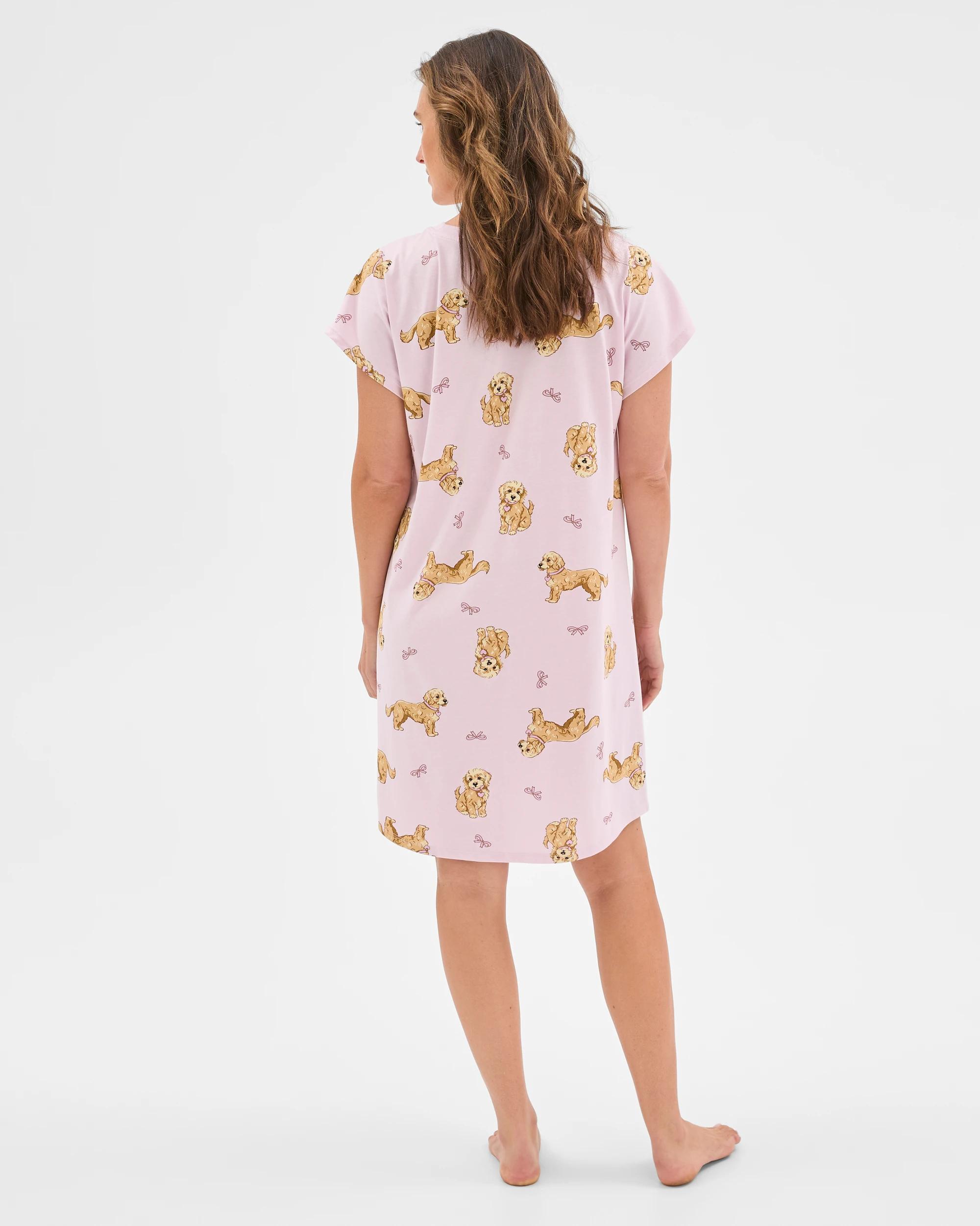 6 Target Woman Australian Cotton Blend T-Shirt Nightie COCKAPOO, 6 of 6