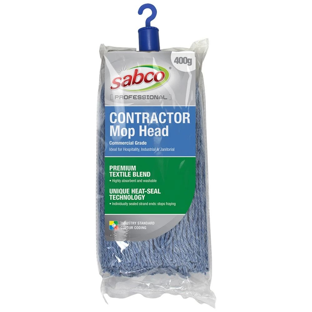2 Sabco 400g Cotton Mop Refill Blue, 2 of 3