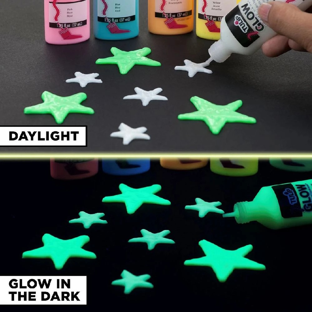 5 Tulip Dimensional Fabric Paint Glow 6 Pack, 5 of 9