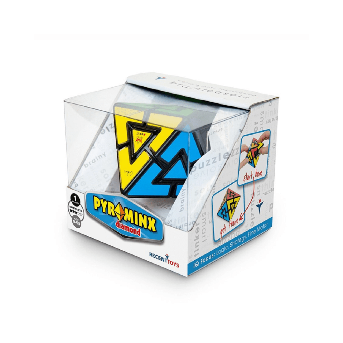 1 Recent Toys Meffert Pyraminx Diamond Puzzle, 1 of 2