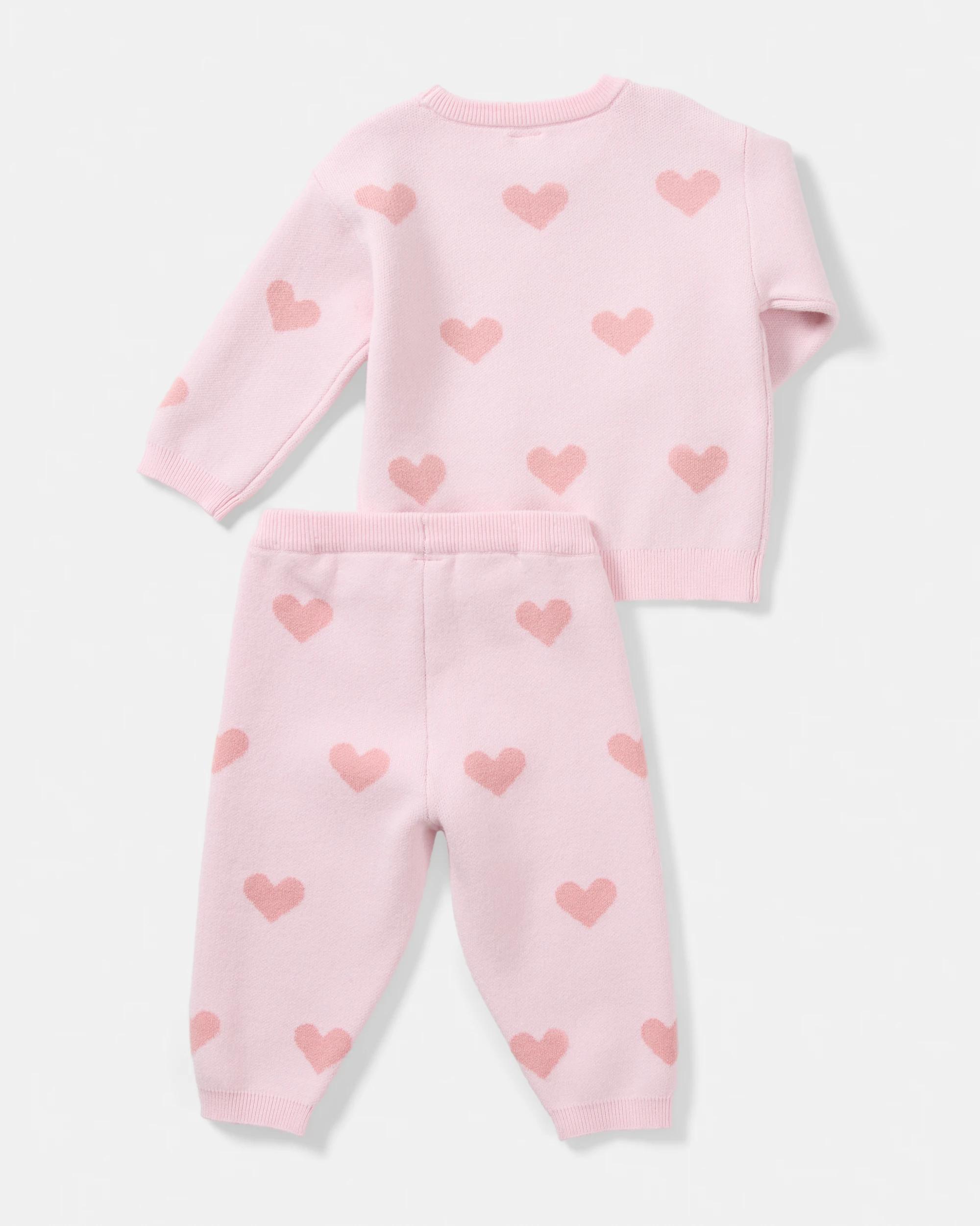 2 Baby Knit Set Hearts, 2 of 6